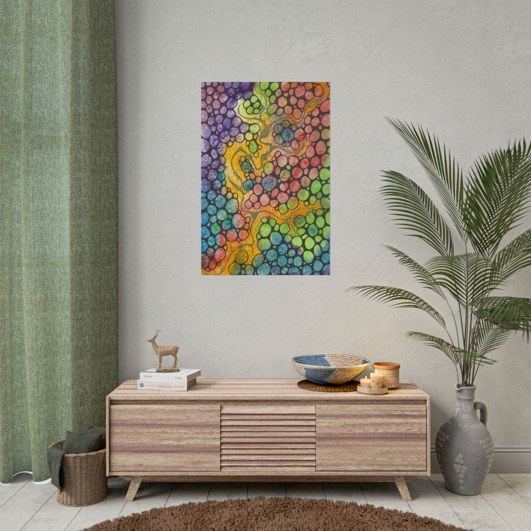 Large Colourful Wall Art, Posters & Prints, For Office, Bedroom or Living Room, or Special Gift #77 River Of Dreams