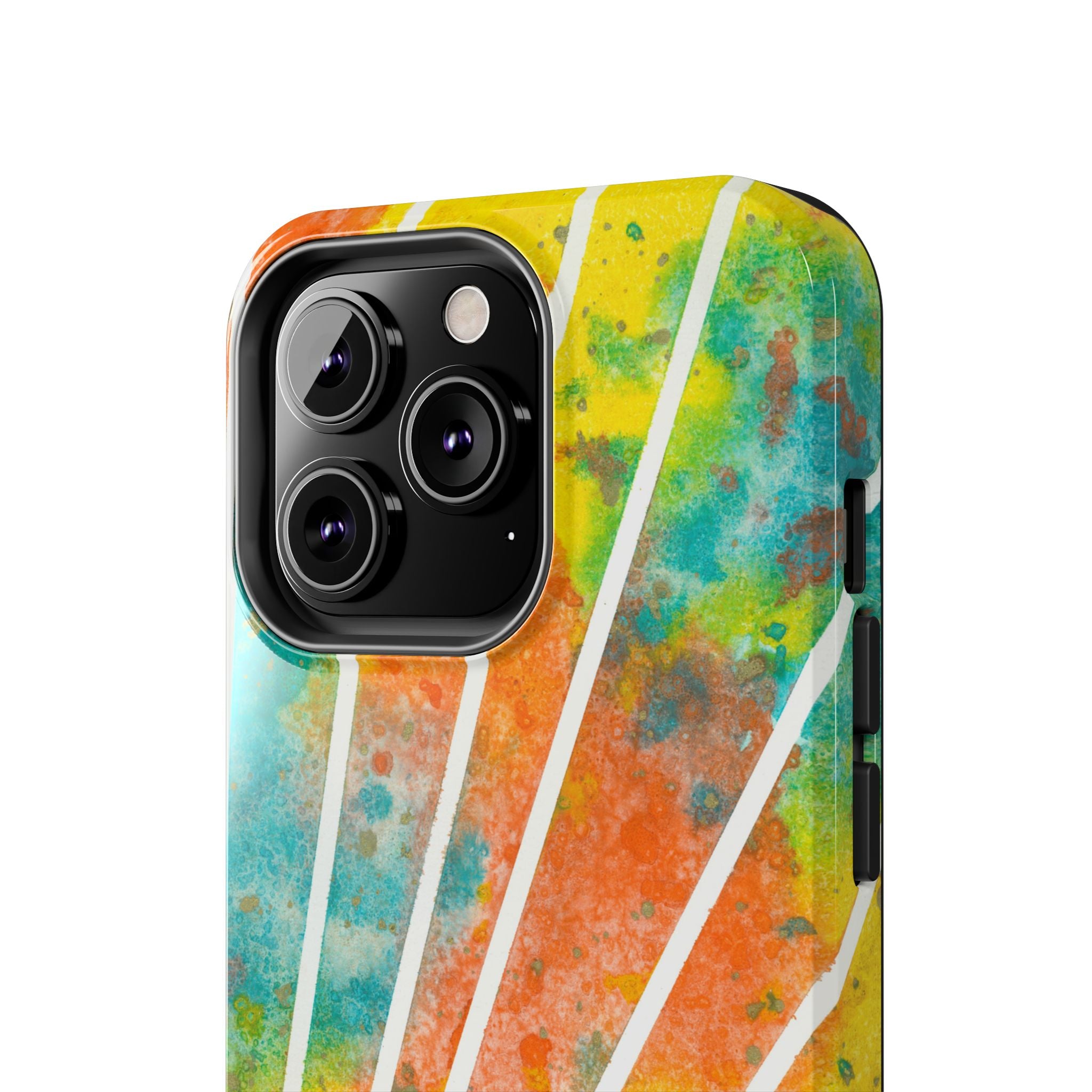 Tough Phone Case - All iPhones and Samsung Galaxys - Exciting Abstract Design #101 Your Energy Radiates