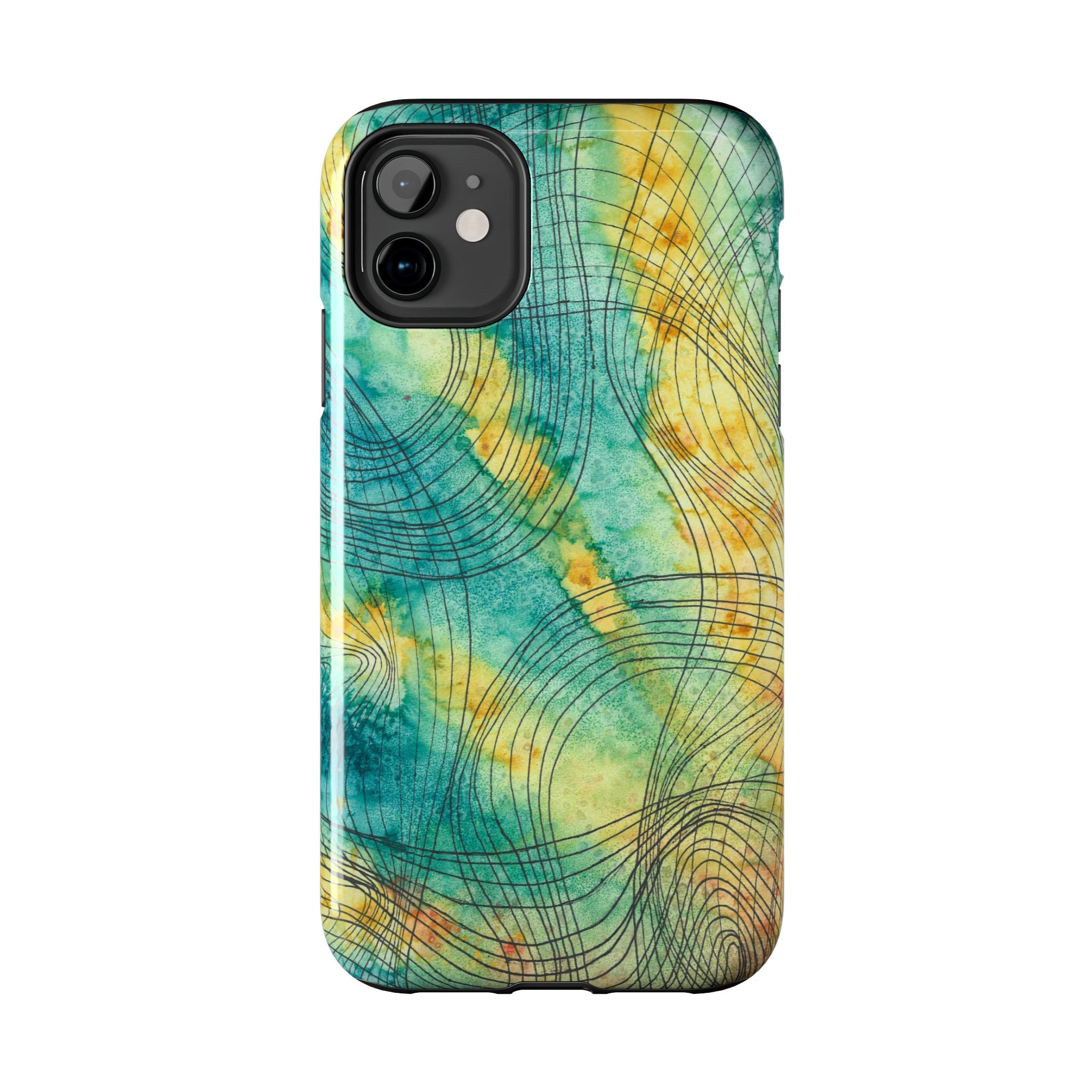 Tough Phone Case - All iPhones and Samsung Galaxys - Exciting Abstract Design #81 The Only Way Is Up