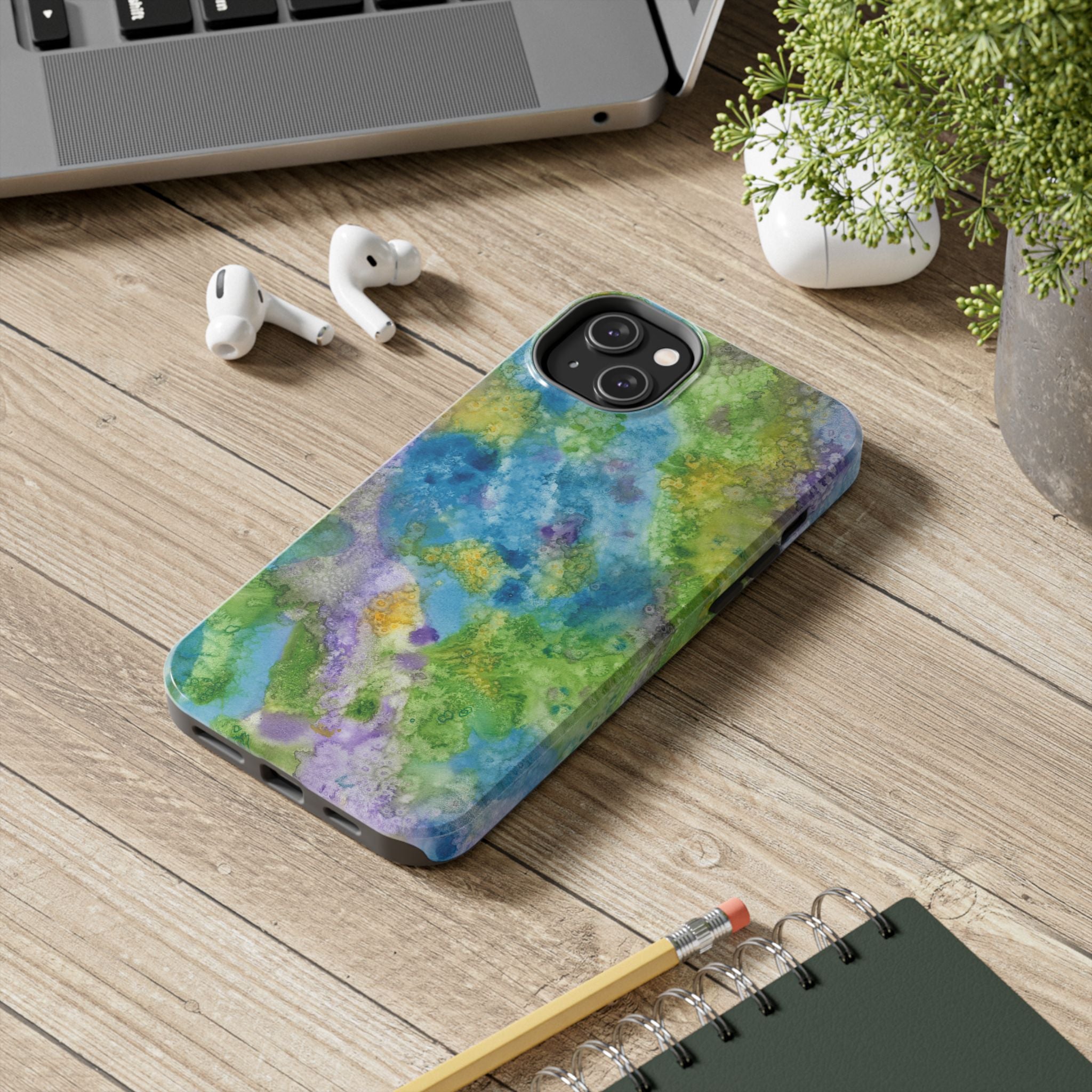 Tough Phone Case - All iPhones and Samsung Galaxys - Exciting Abstract Design #60 Happy Holidays