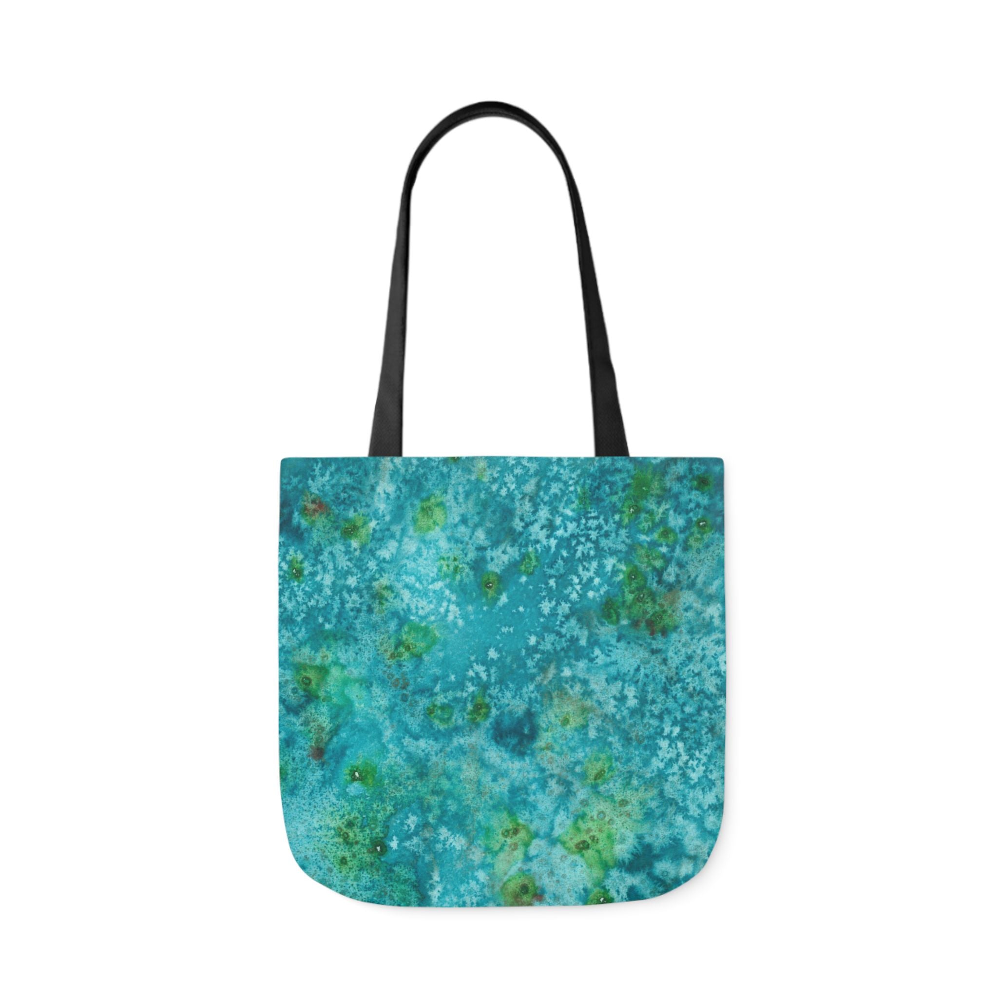 Canvas Tote Bags, Colourful Abstract Designs, 5-Color Straps, 3 Sizes.  For Family and friends or a Special Gift #83 Who Am I Today