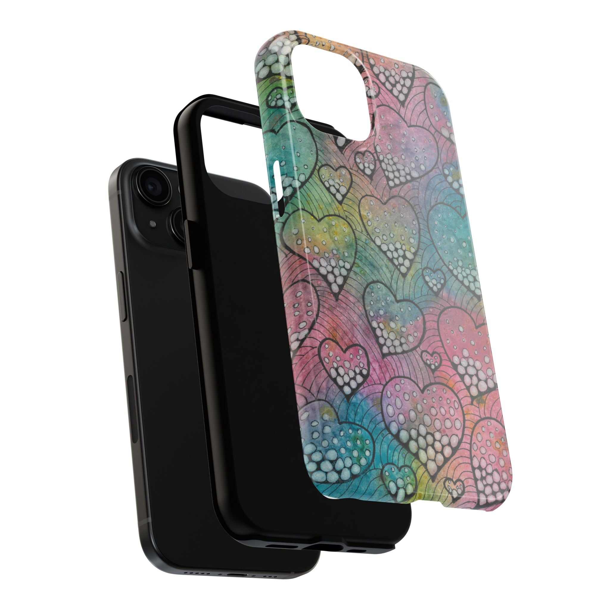 Tough Phone Case - All iPhones and Samsung Galaxys - Exciting Abstract Design #97 What's Love Got To Do With It