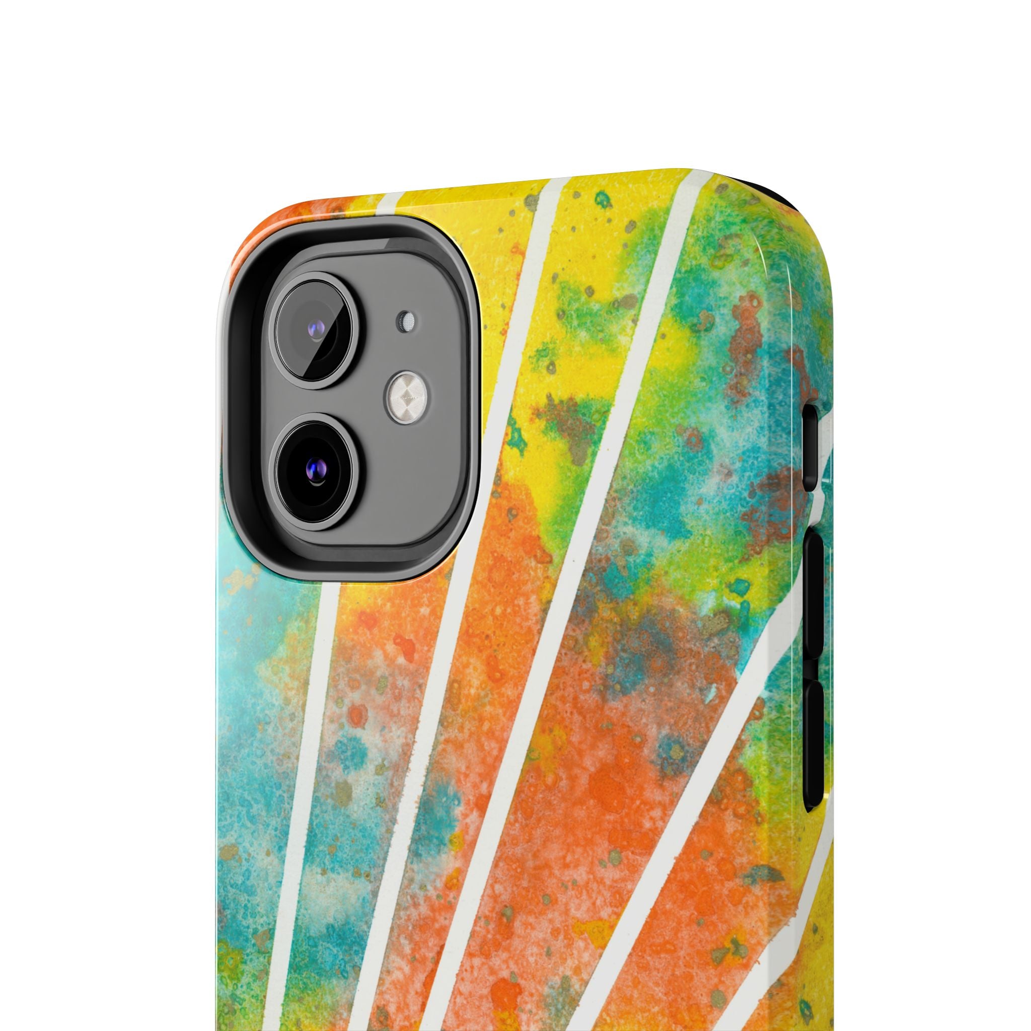 Tough Phone Case - All iPhones and Samsung Galaxys - Exciting Abstract Design #101 Your Energy Radiates