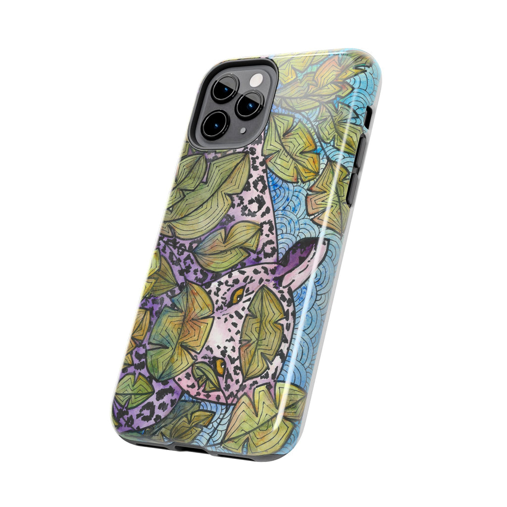 Tough Phone Case - All iPhones and Samsung Galaxys - Exciting Abstract Design #76 Purrfect Blend