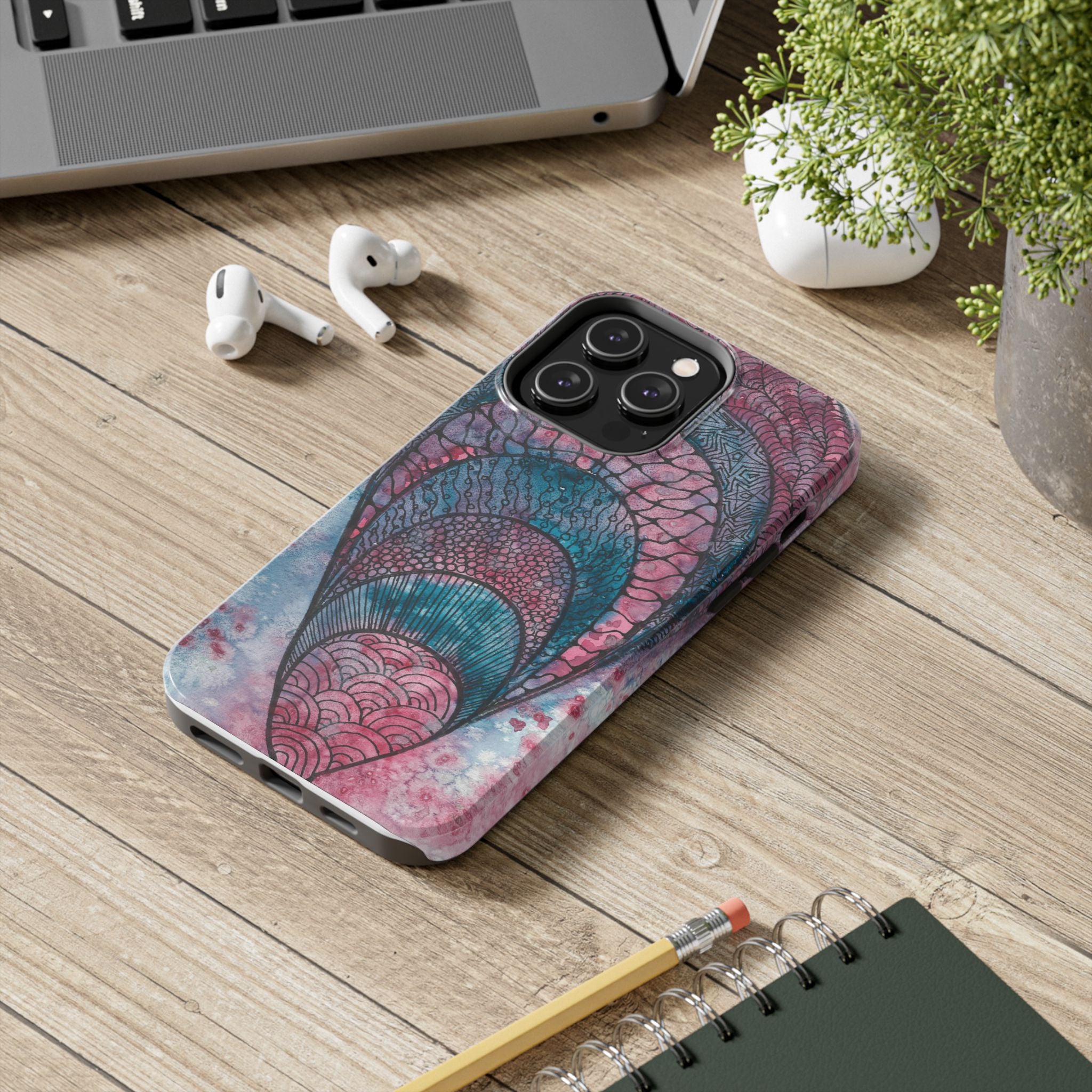 Tough Phone Case - All iPhones and Samsung Galaxys - Exciting Abstract Design #92 The Goddess Lives