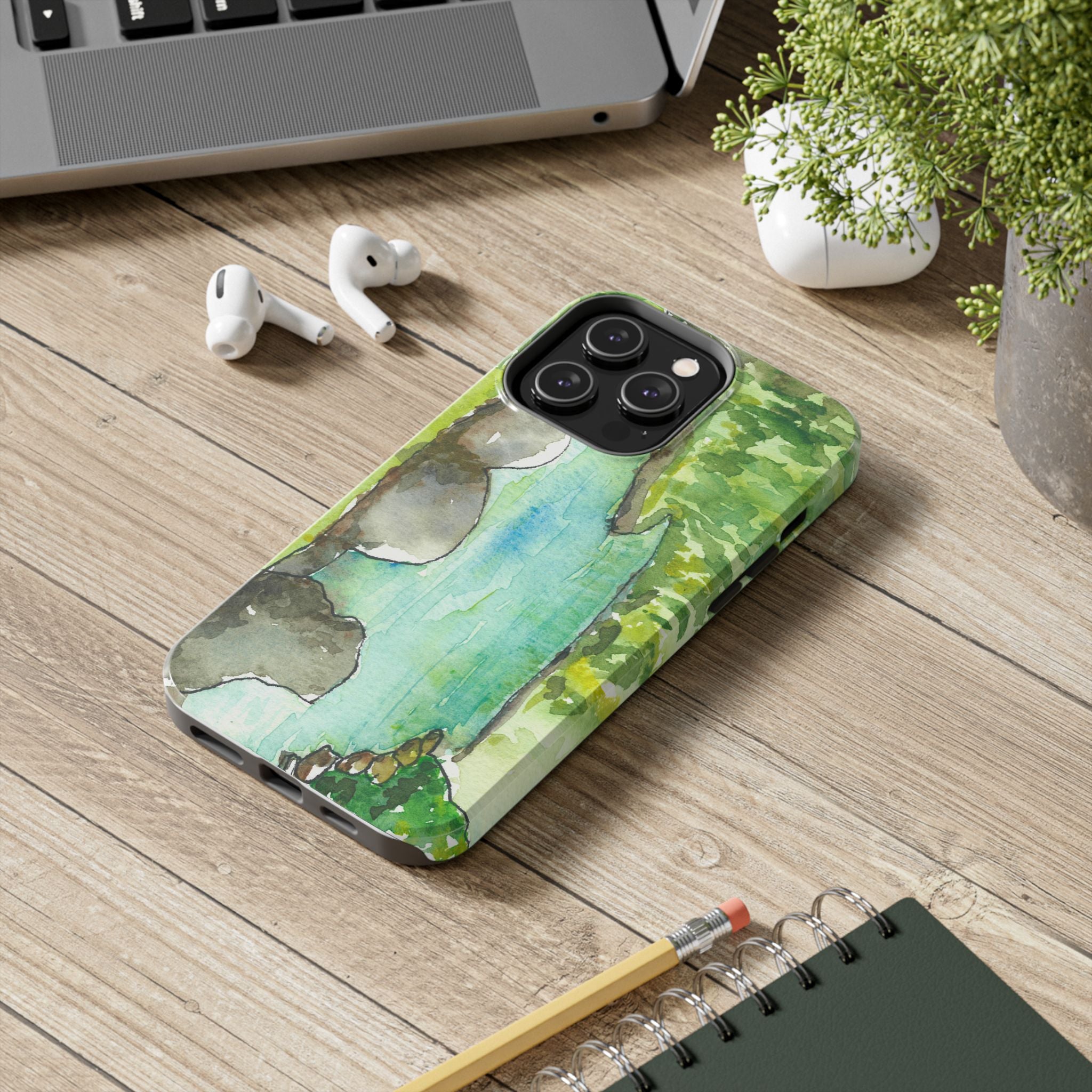 Tough Phone Case - All iPhones and Samsung Galaxys - Exciting Abstract Design #88 Tara River - Montenegro