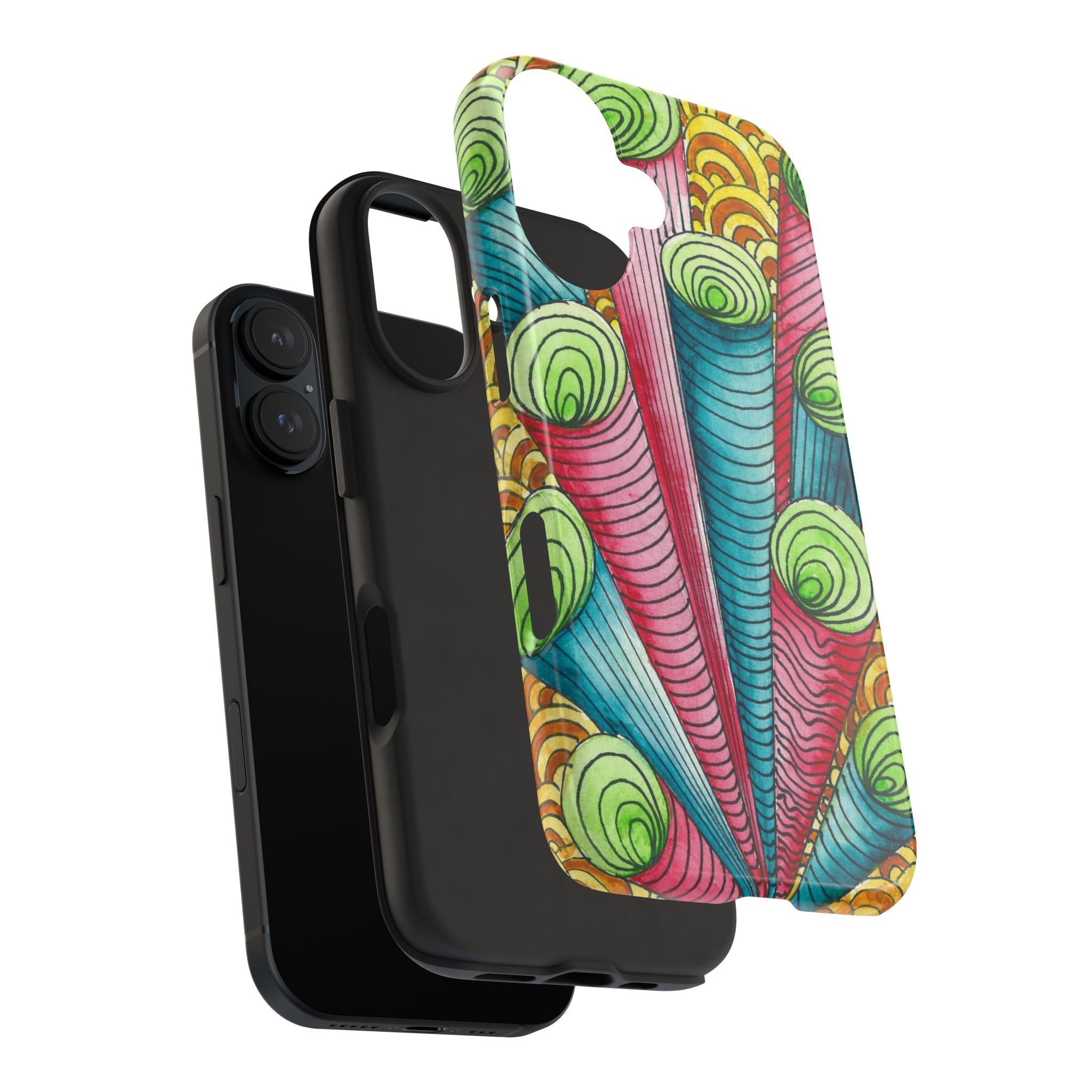 Tough Phone Case - All iPhones and Samsung Galaxys - Exciting Abstract Design #93 On A Mission