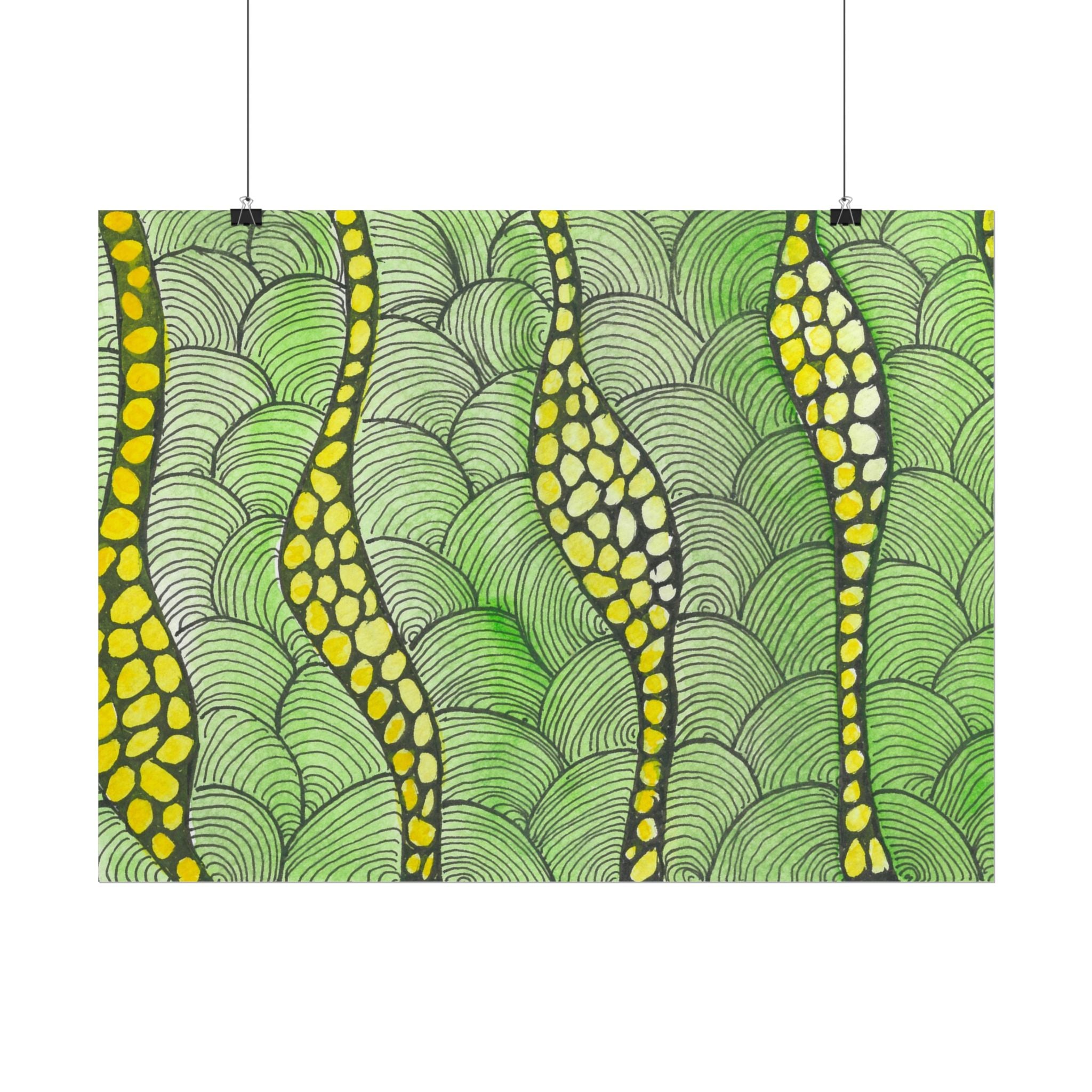 Large Colourful Wall Art, Posters & Prints, For Office, Bedroom or Living Room, or Special Gift #13 Watcha Thinking