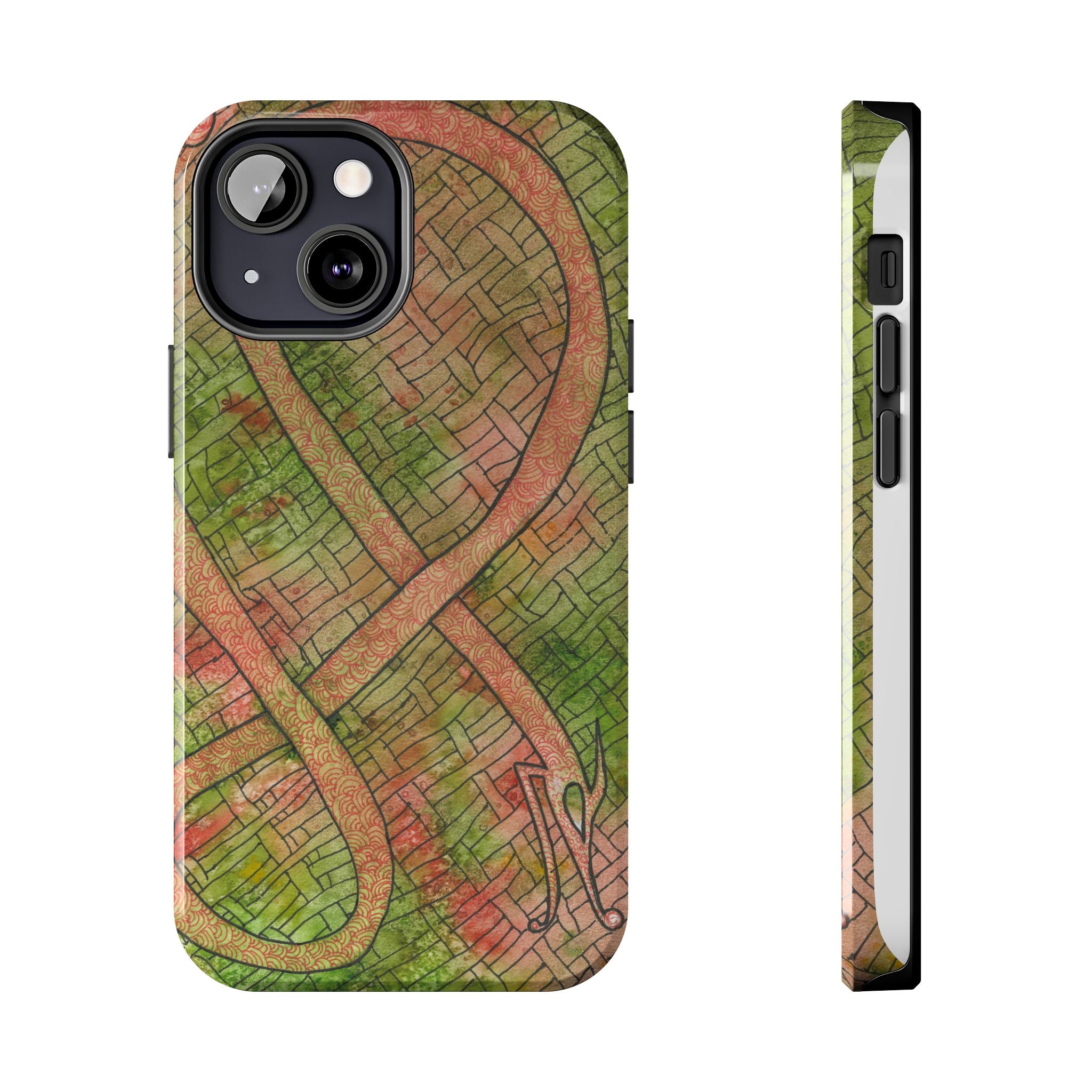 Tough Phone Case - All iPhones and Samsung Galaxys - Exciting Abstract Design #57 Celtic Flavours