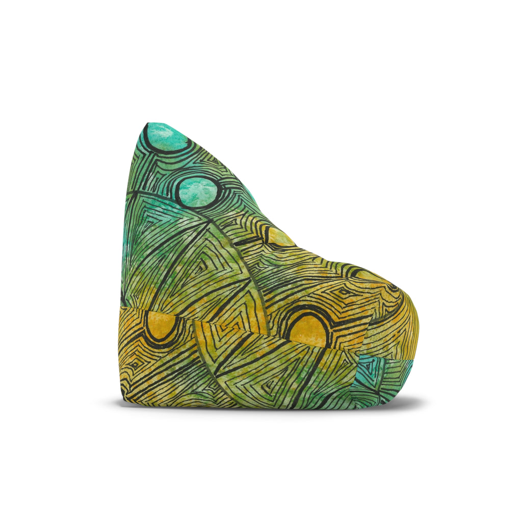 Bean Bag Chair Covers For Indoor & Outdoor - 2 Sizes - Exciting Abstract Design #27 Come What May