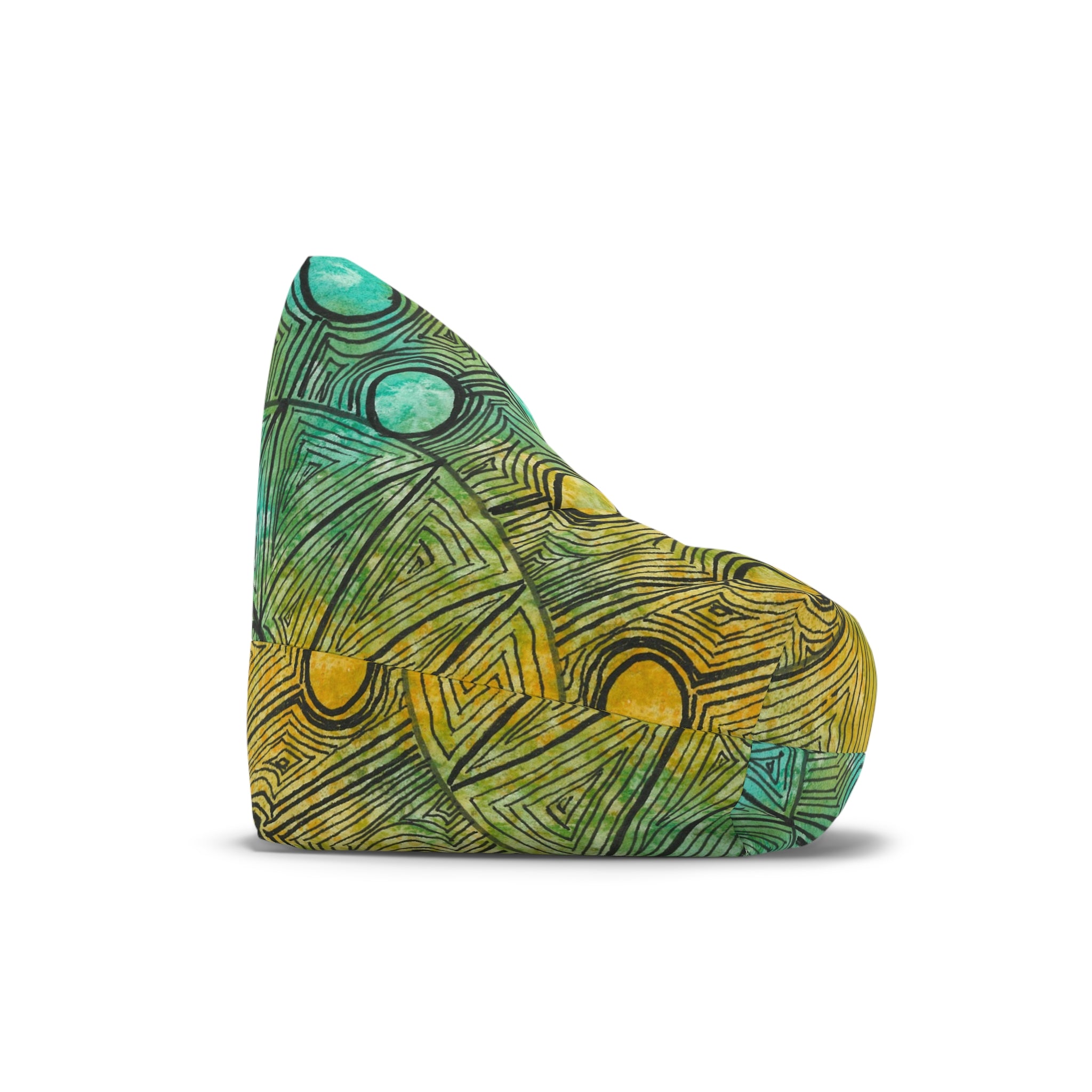 Bean Bag Chair Covers For Indoor & Outdoor - 2 Sizes - Exciting Abstract Design #27 Come What May
