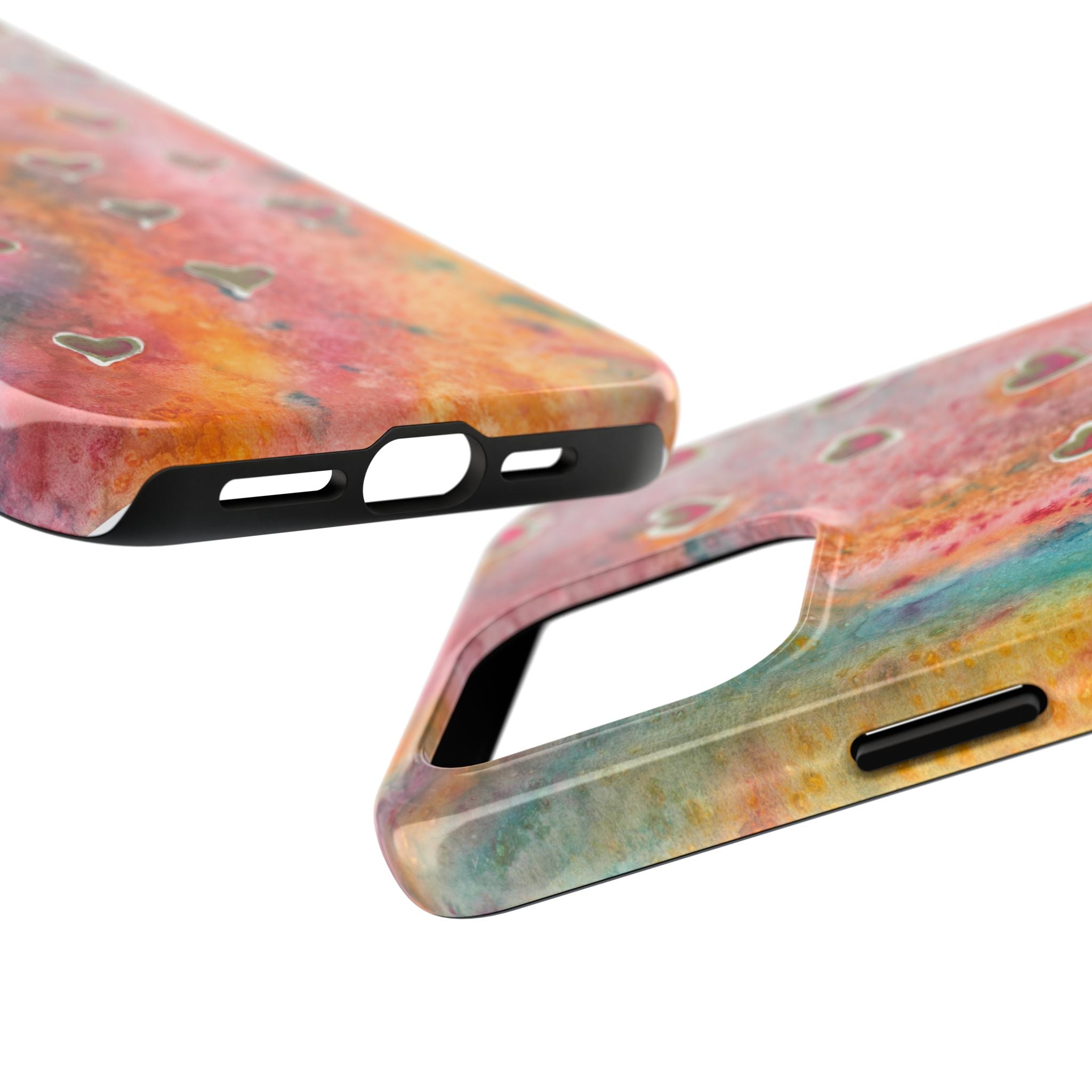 Tough Phone Case - All iPhones and Samsung Galaxys - Exciting Abstract Design #96 Love, Friendship, integrity