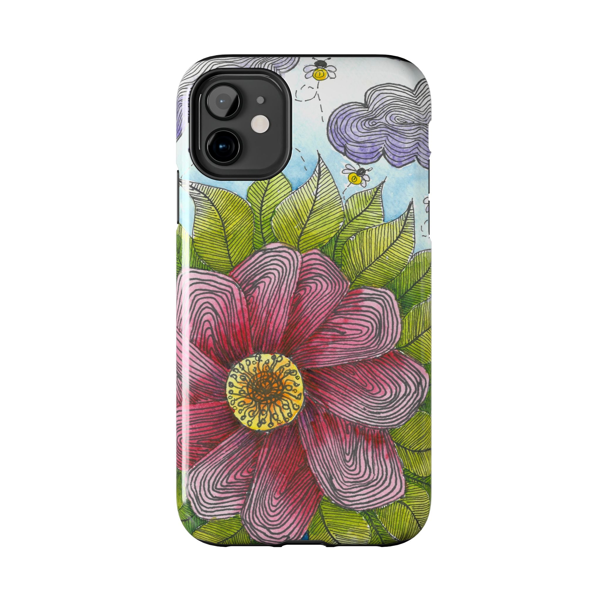 Tough Phone Case - All iPhones and Samsung Galaxys - Exciting Abstract Design  #4 Bloom'n