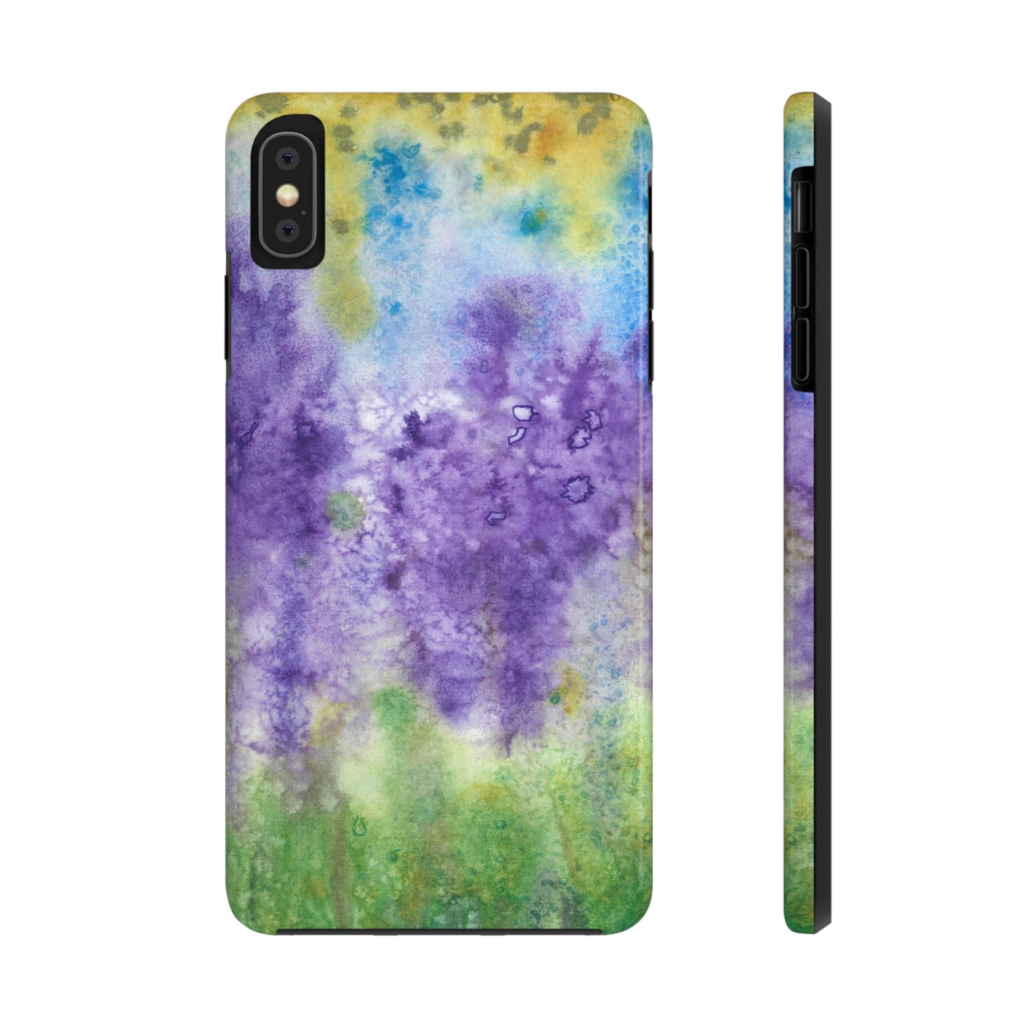 Tough Phone Case - All iPhones and Samsung Galaxys - Exciting Abstract Design #74 Lavender Fields