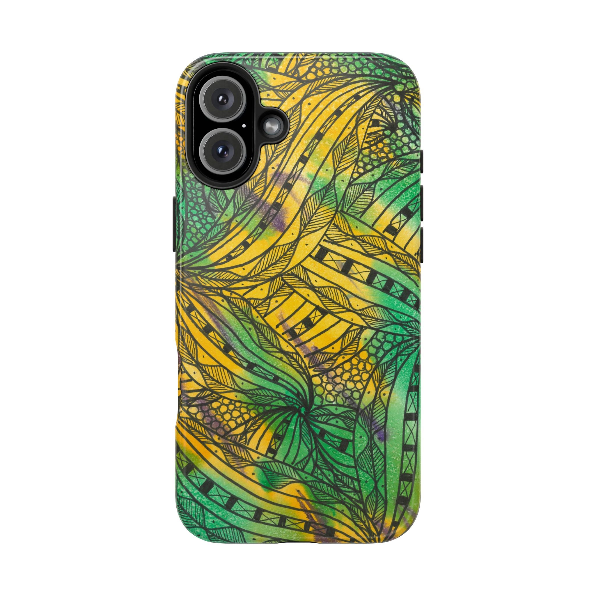 Tough Phone Case - All iPhones and Samsung Galaxys - Exciting Abstract Design #37 Shubbery!