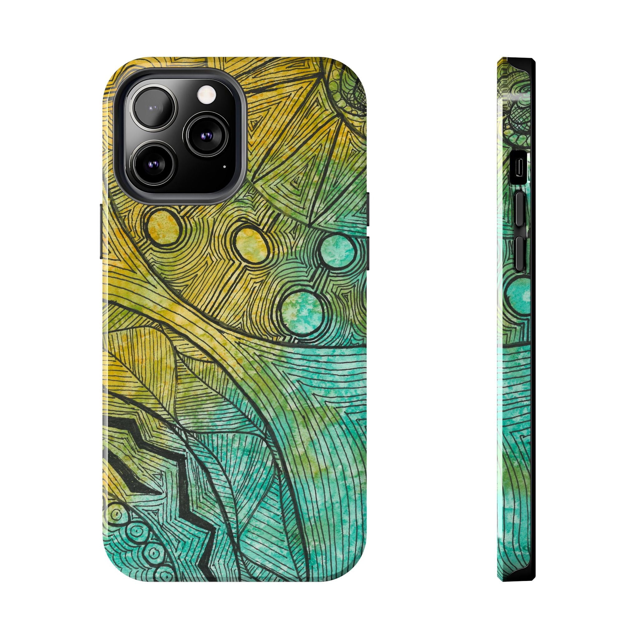 Tough Phone Case - All iPhones and Samsung Galaxys - Exciting Abstract Design #27 Come What May