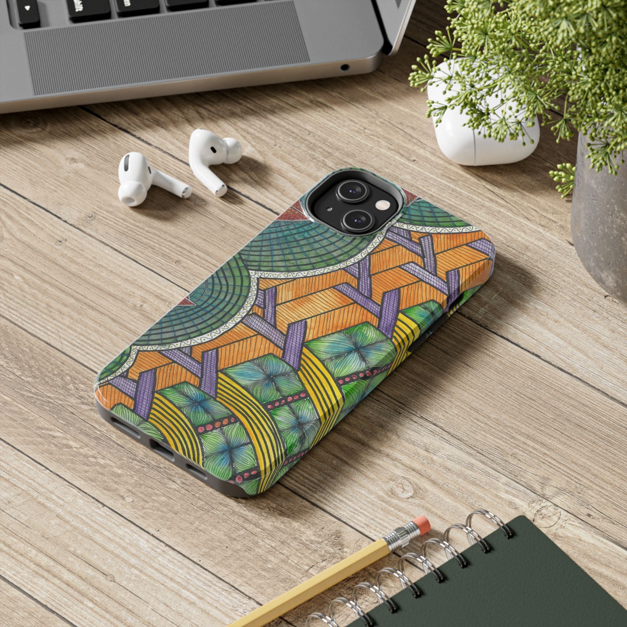 Tough Phone Case - All iPhones and Samsung Galaxys - Exciting Abstract Design #31 T'Eye Land