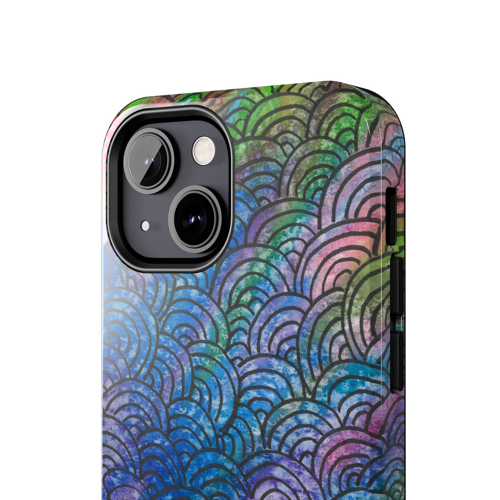 Tough Phone Case - All iPhones and Samsung Galaxys - Exciting Abstract Design #84 Ah! The Past