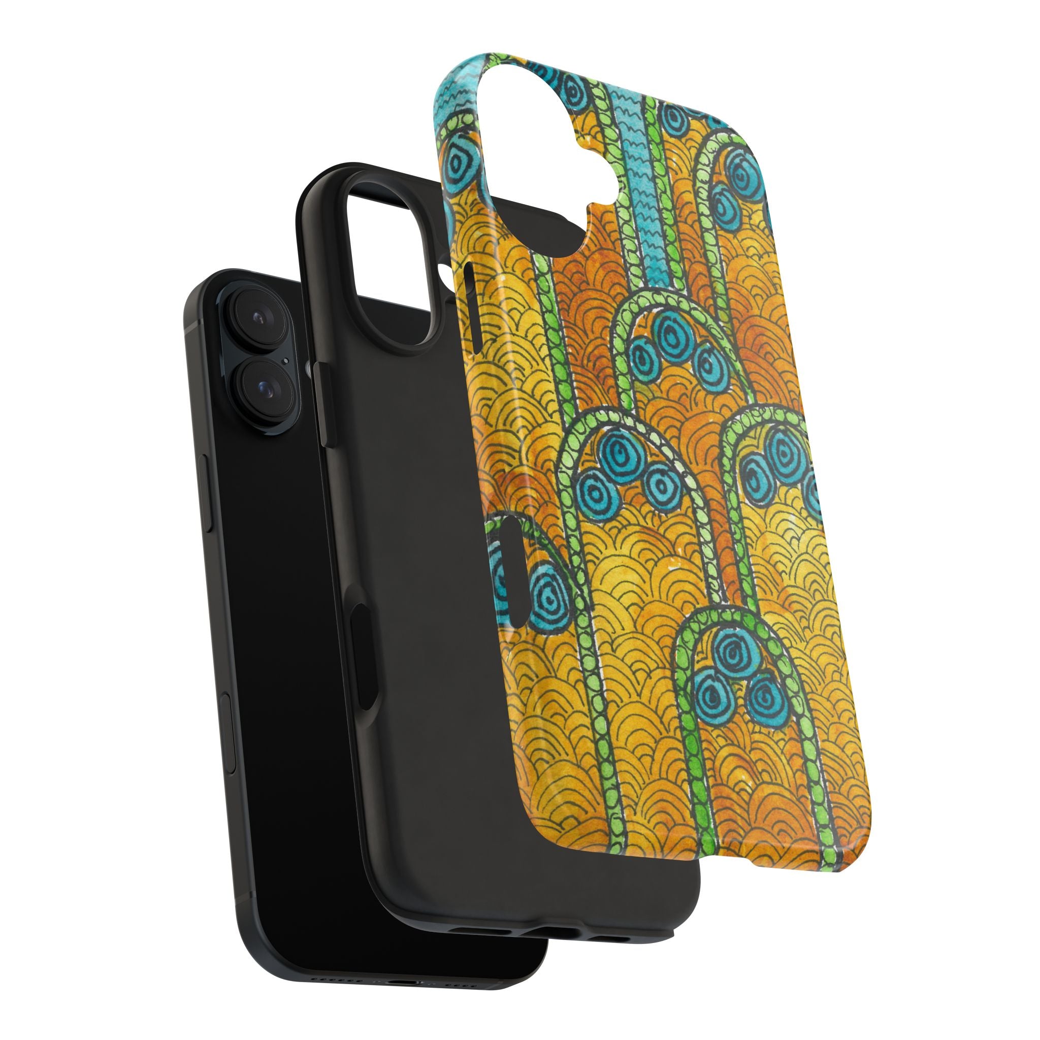 Tough Phone Case - All iPhones and Samsung Galaxys - Exciting Abstract Design #87 Belgrade Impressions - Serbia
