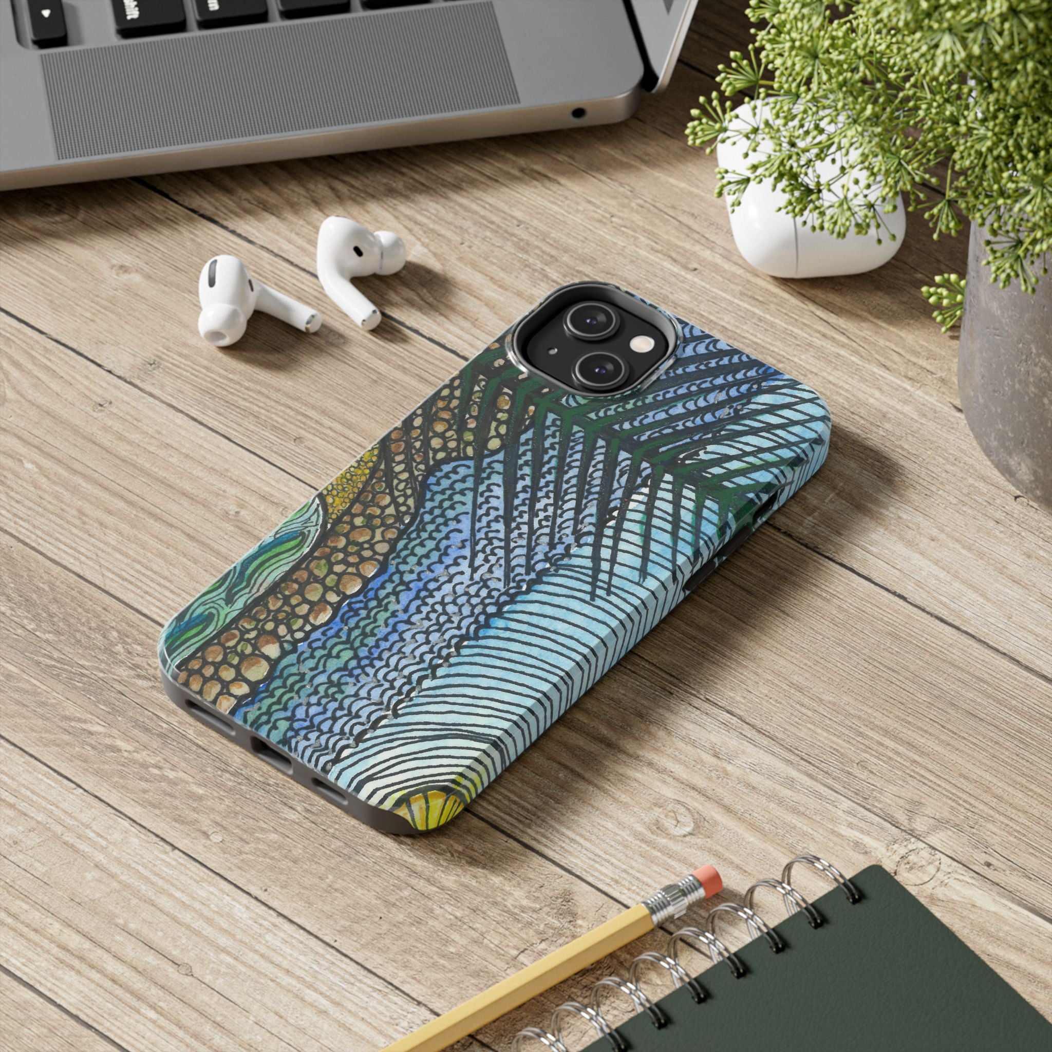Tough Phone Case - All iPhones and Samsung Galaxys - Exciting Abstract Design #47 Cottesloe