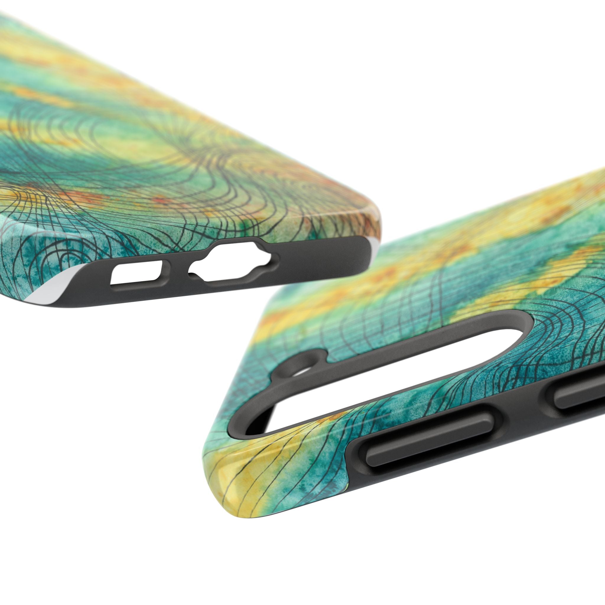 Tough Phone Case - All iPhones and Samsung Galaxys - Exciting Abstract Design #81 The Only Way Is Up