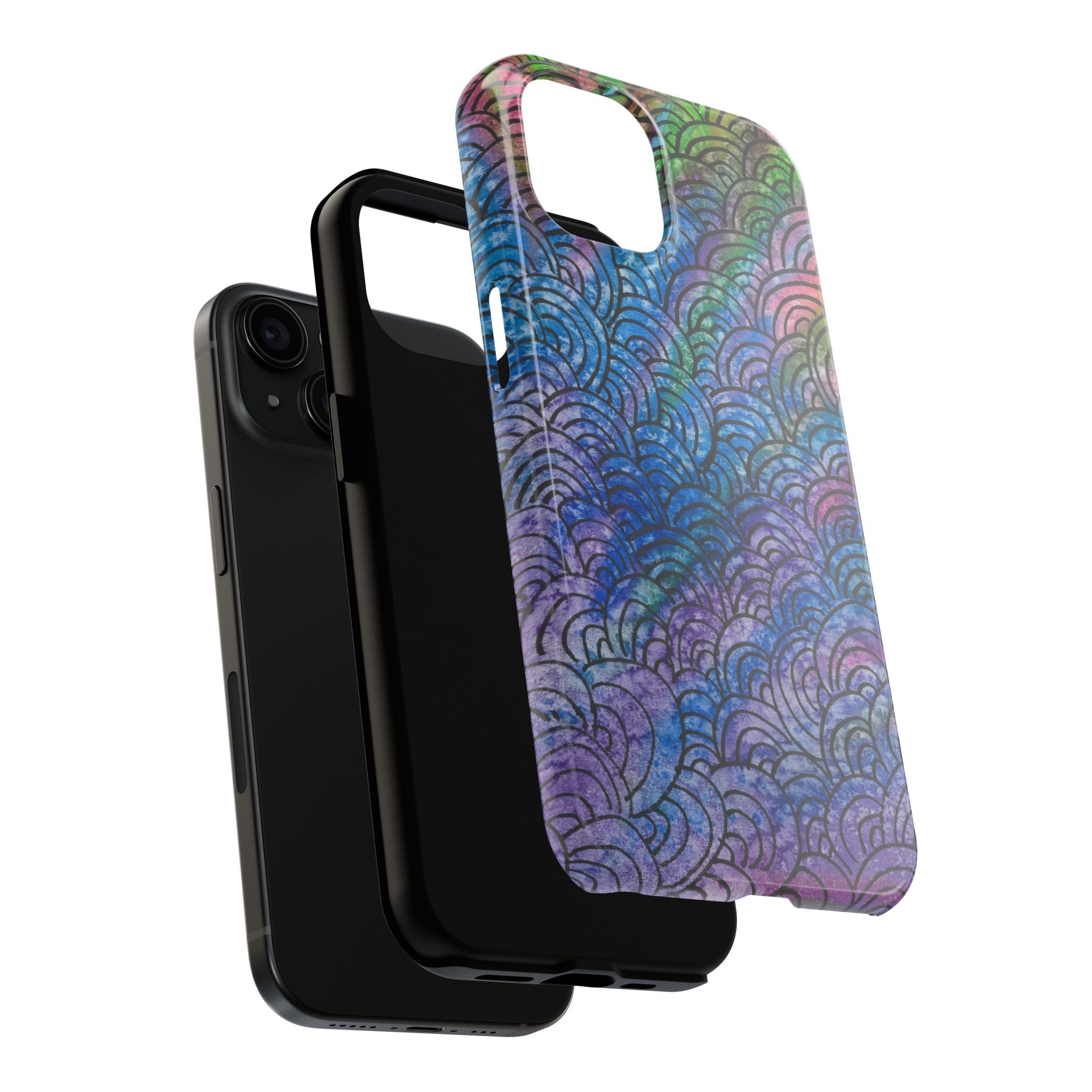 Tough Phone Case - All iPhones and Samsung Galaxys - Exciting Abstract Design #84 Ah! The Past
