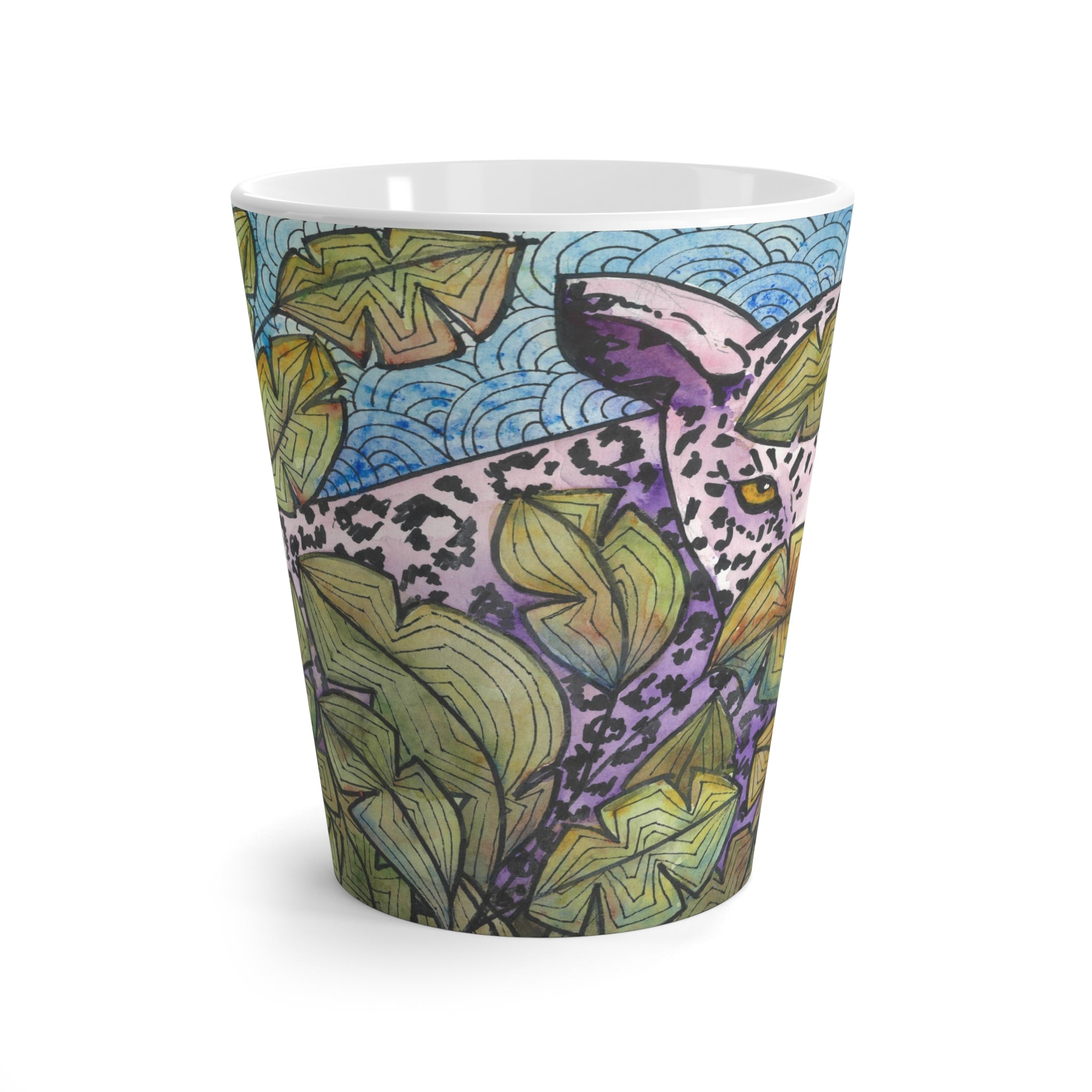 Coffee Mugs and Cups. Colourful Abstract Designs. Perfect for Home, Office or Special Gift #76 Purrfect Blend