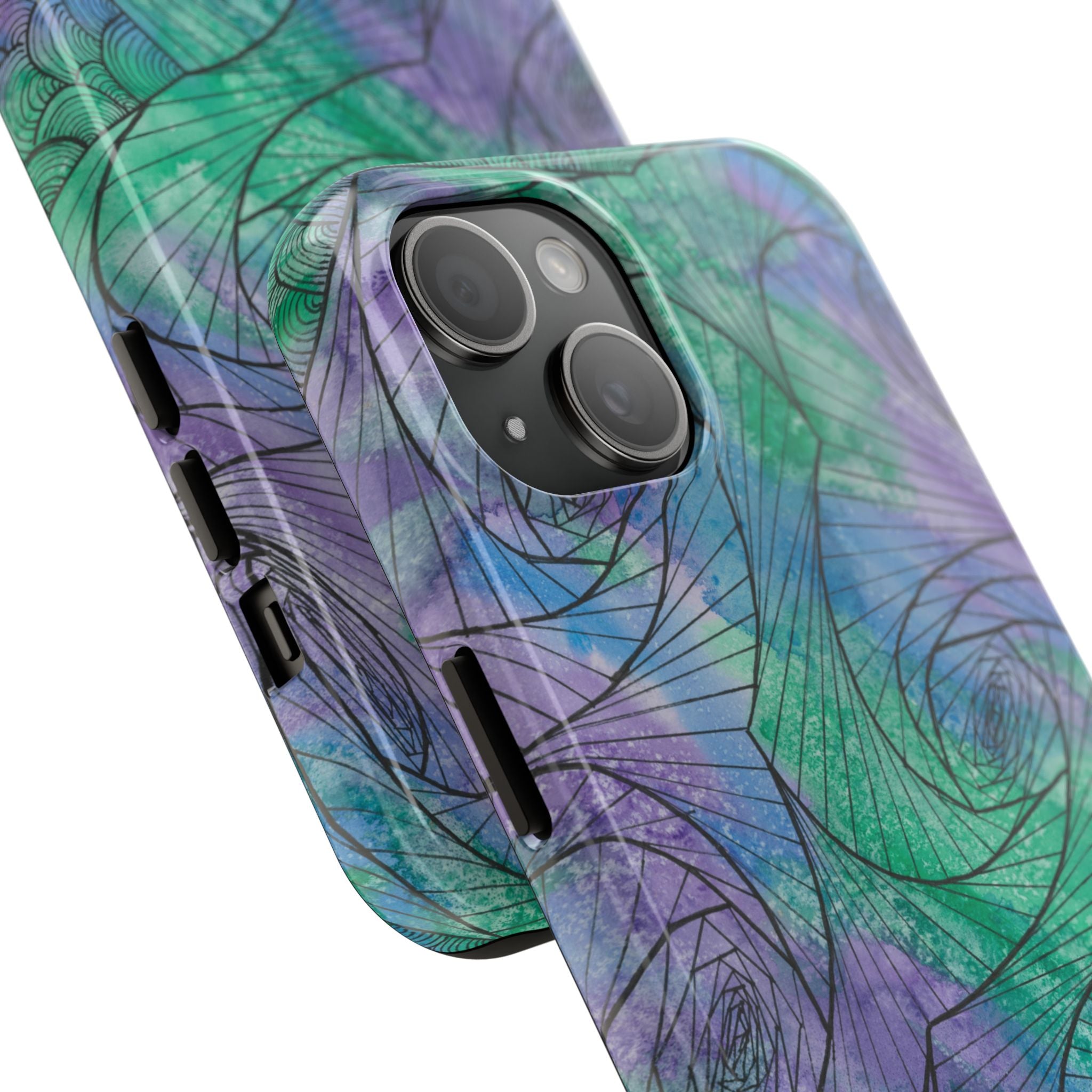 Tough Phone Case - All iPhones and Samsung Galaxys - Exciting Abstract Design  #50 If Not Now When