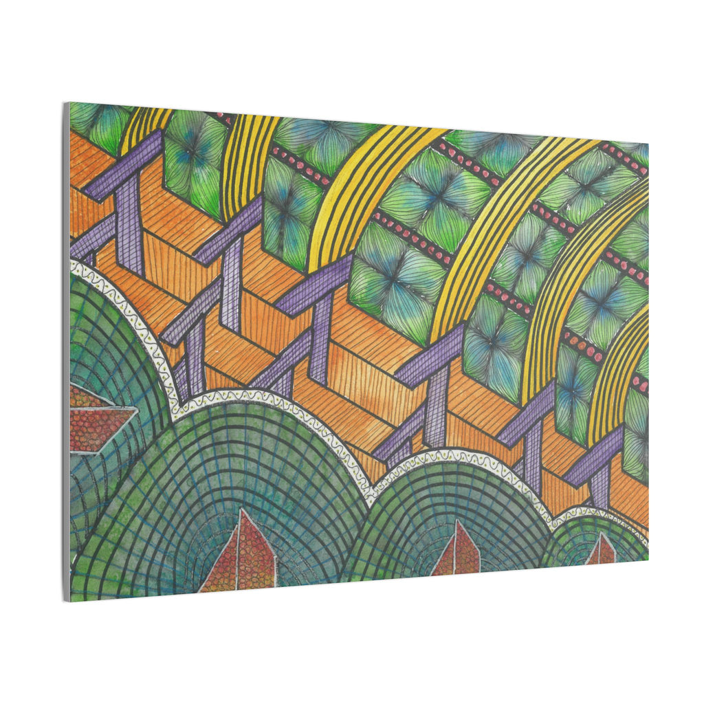Large Colourful Wall Art, Canvas Prints, For Office, Bedroom or Living Room, or Special Gift #31 T'Eye Land