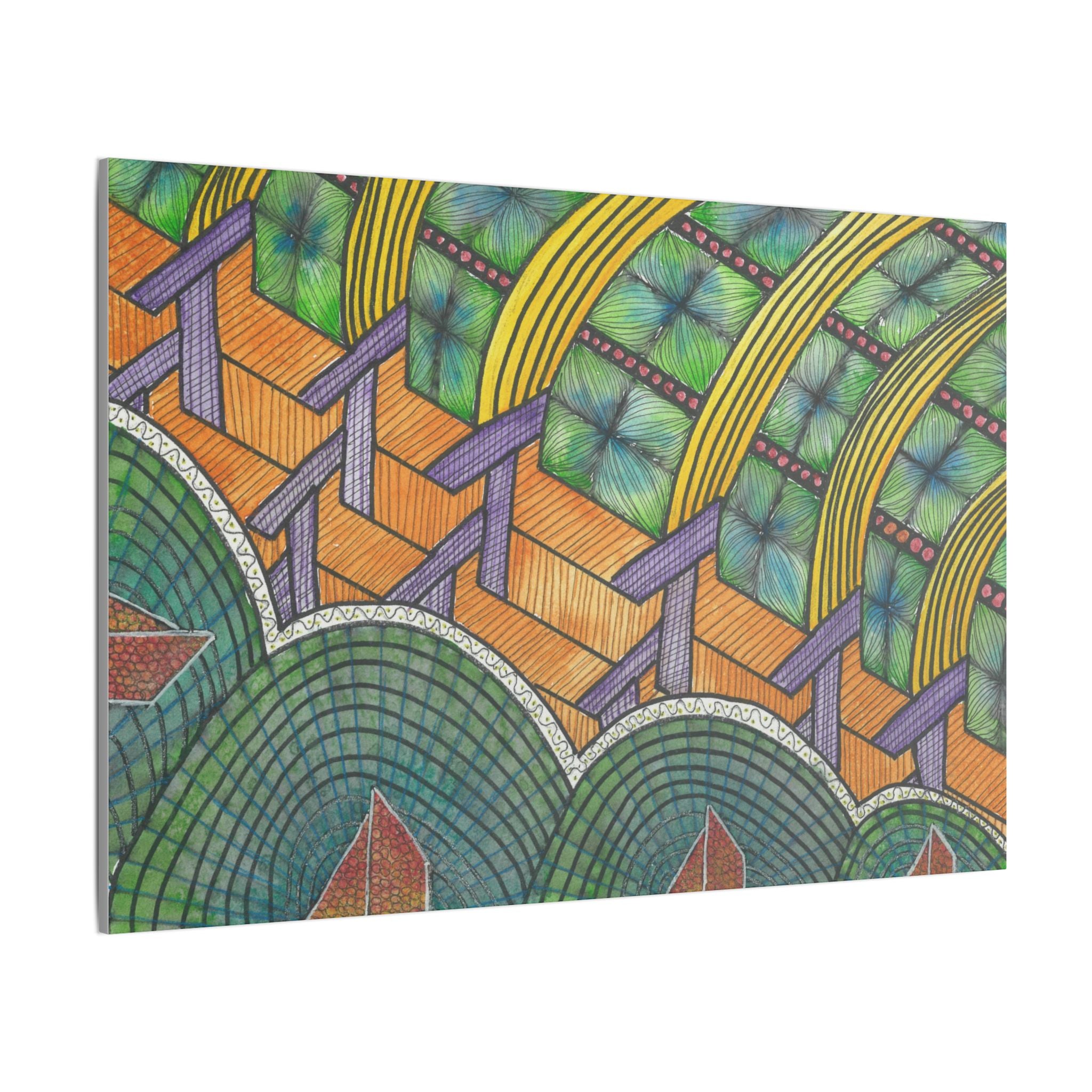 Large Colourful Wall Art, Canvas Prints, For Office, Bedroom or Living Room, or Special Gift #31 T'Eye Land