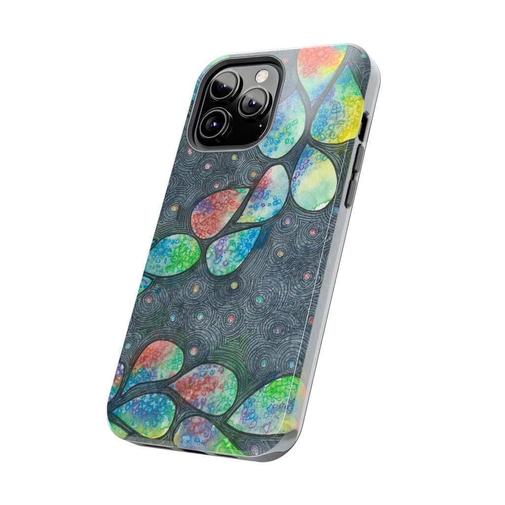 Tough Phone Case - All iPhones and Samsung Galaxys - Exciting Abstract Design #30 Give Us A Minute