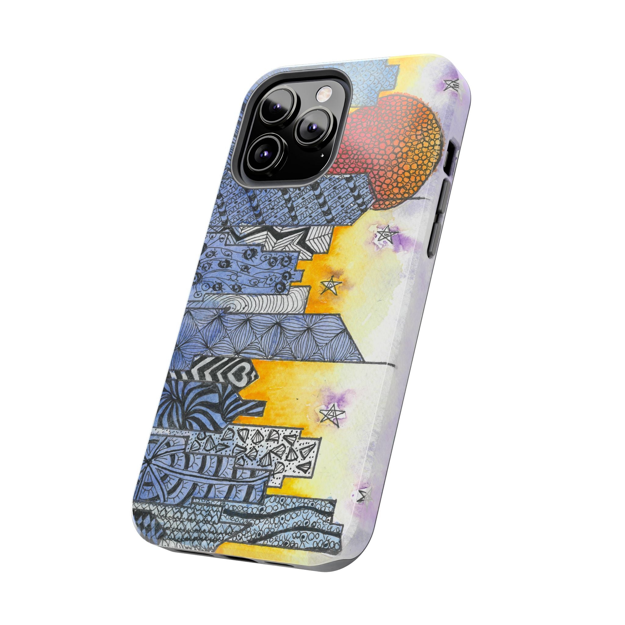 Tough Phone Case - All iPhones and Samsung Galaxys - Exciting Abstract Design #5 In The Shadows