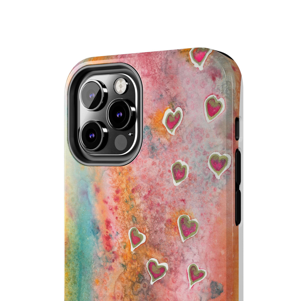 Tough Phone Case - All iPhones and Samsung Galaxys - Exciting Abstract Design #96 Love, Friendship, integrity