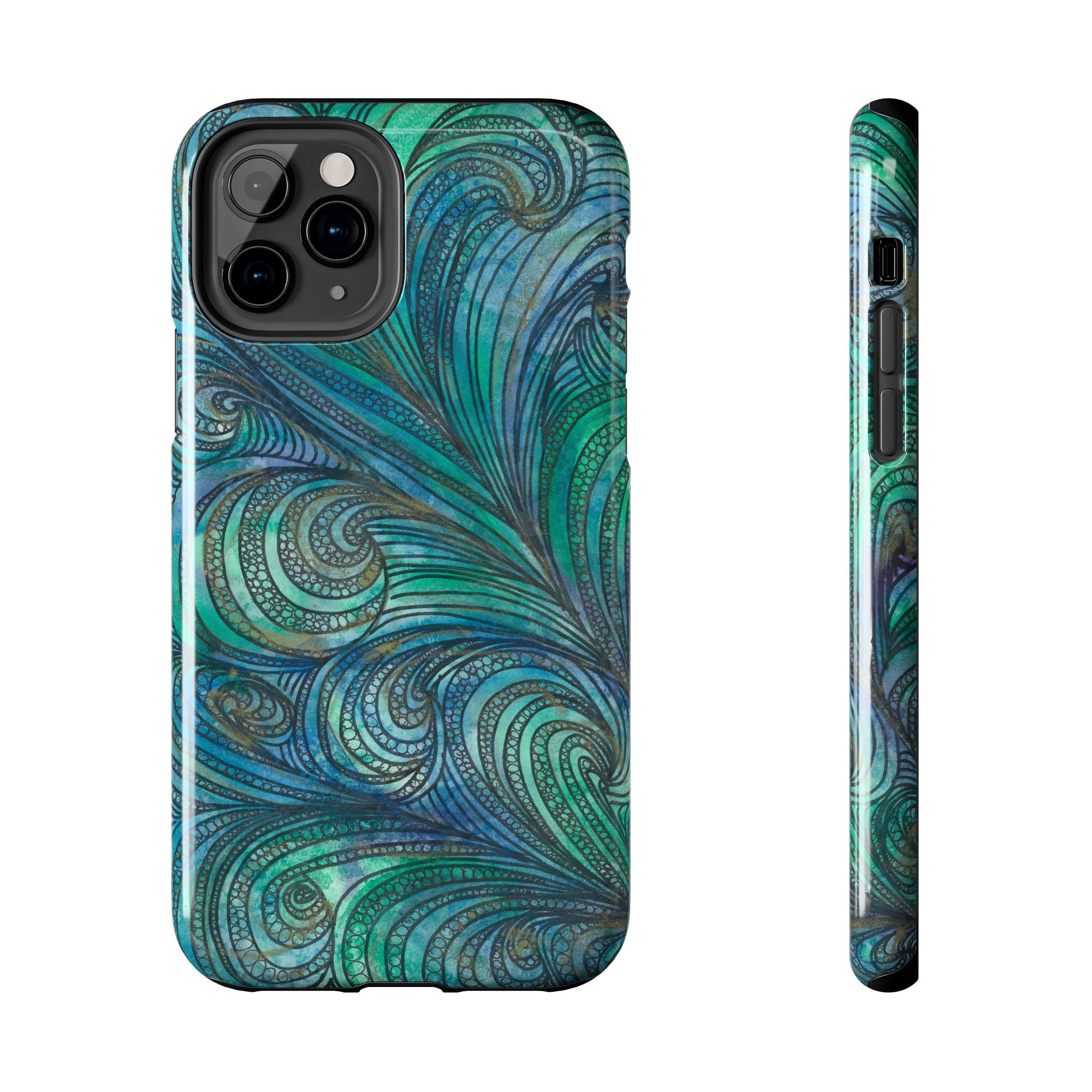 Tough Phone Case - All iPhones and Samsung Galaxys - Exciting Abstract Design #71 Call Of The Sea