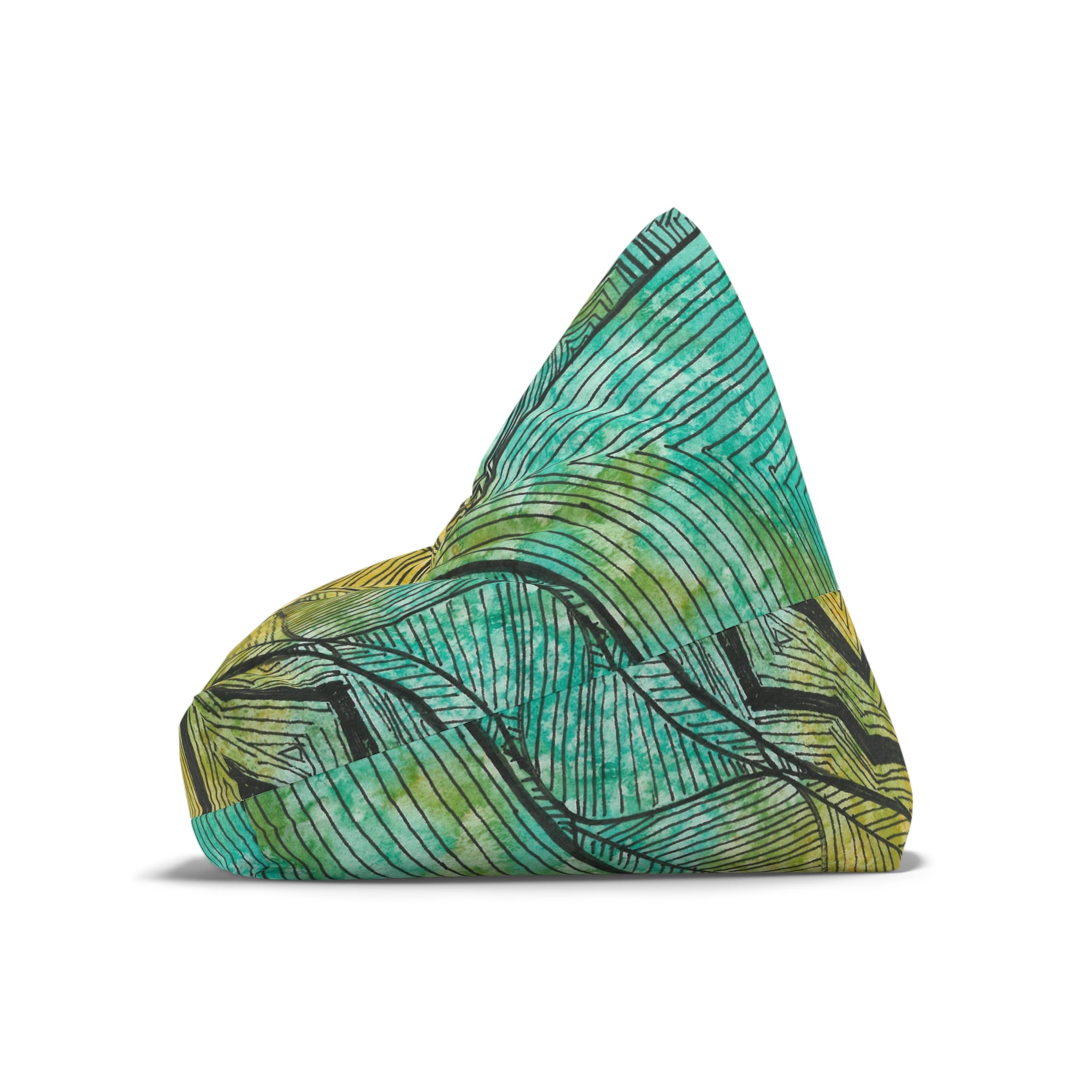 Bean Bag Chair Covers For Indoor & Outdoor - 2 Sizes - Exciting Abstract Design #27 Come What May
