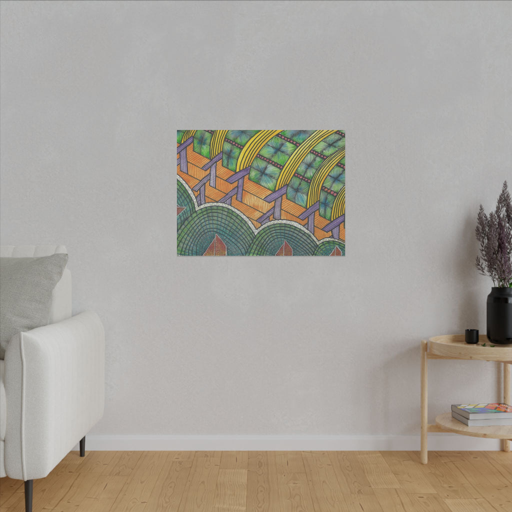 Large Colourful Wall Art, Canvas Prints, For Office, Bedroom or Living Room, or Special Gift #31 T'Eye Land