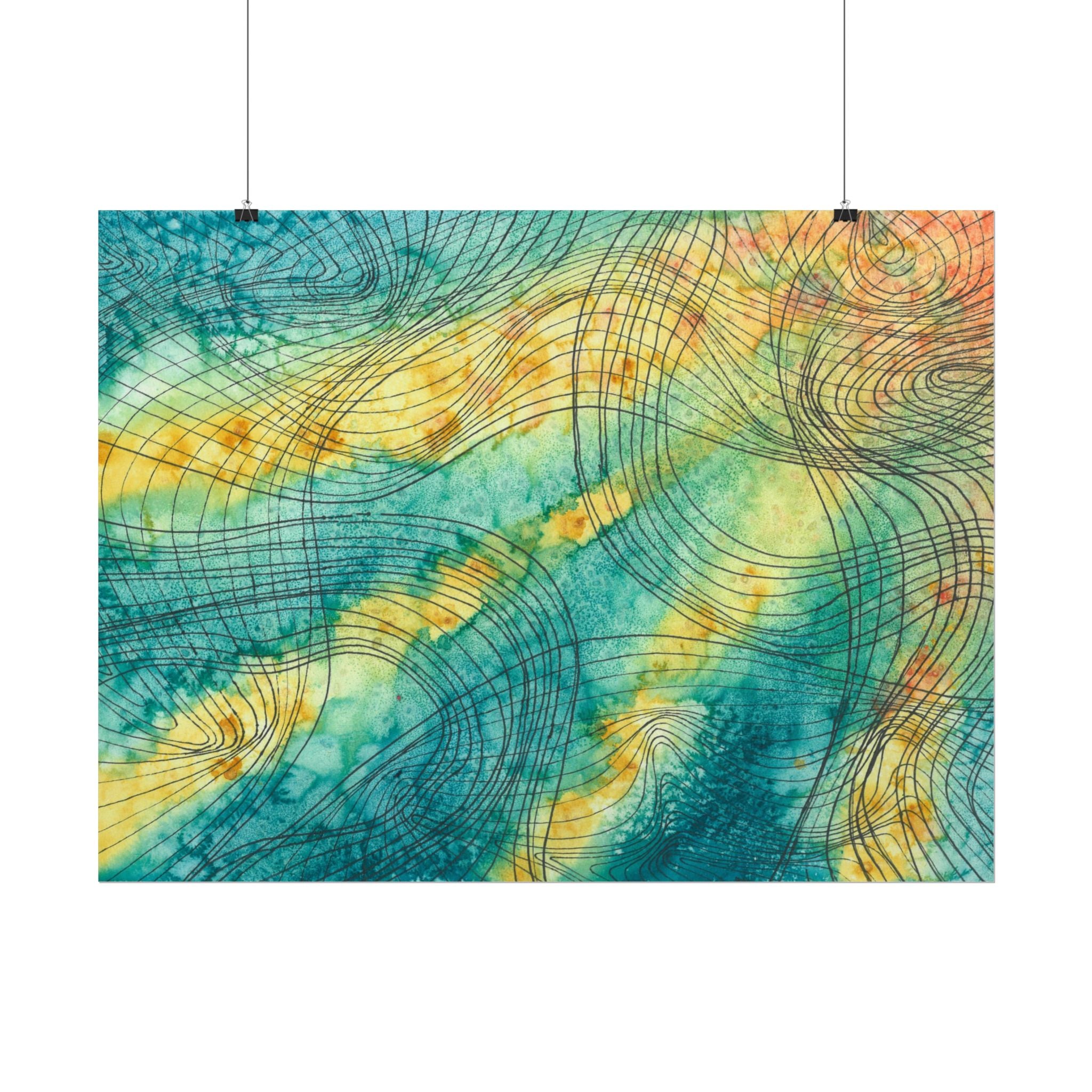 Large Colourful Wall Art, Posters & Prints, For Office, Bedroom or Living Room, or Special Gift #81 The Only Way Is Up
