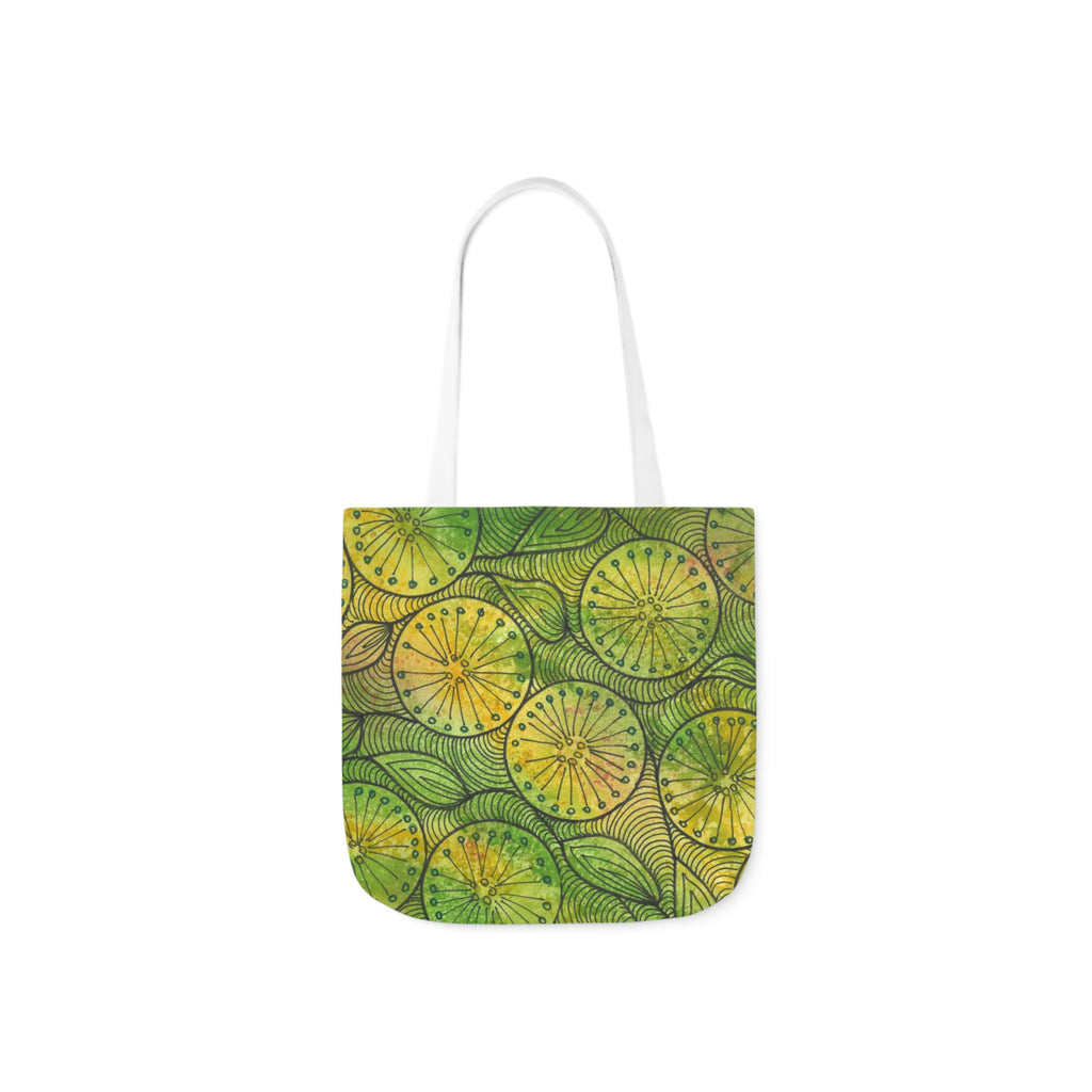 Canvas Tote Bags, Colourful Abstract Designs, 5-Color Straps, 3 Sizes.  For Family and friends or a Special Gift #63 Margarita Mondays