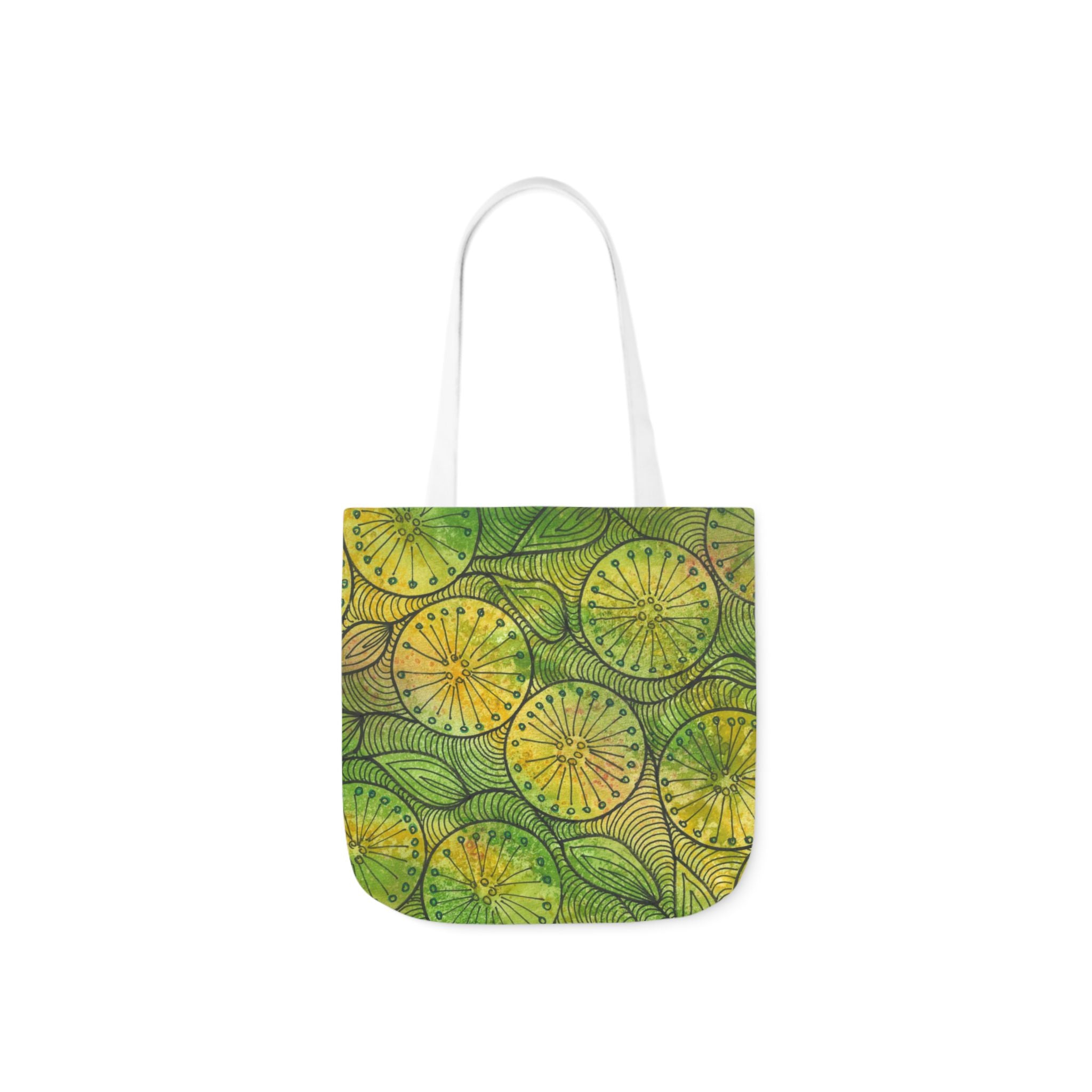 Canvas Tote Bags, Colourful Abstract Designs, 5-Color Straps, 3 Sizes.  For Family and friends or a Special Gift #63 Margarita Mondays