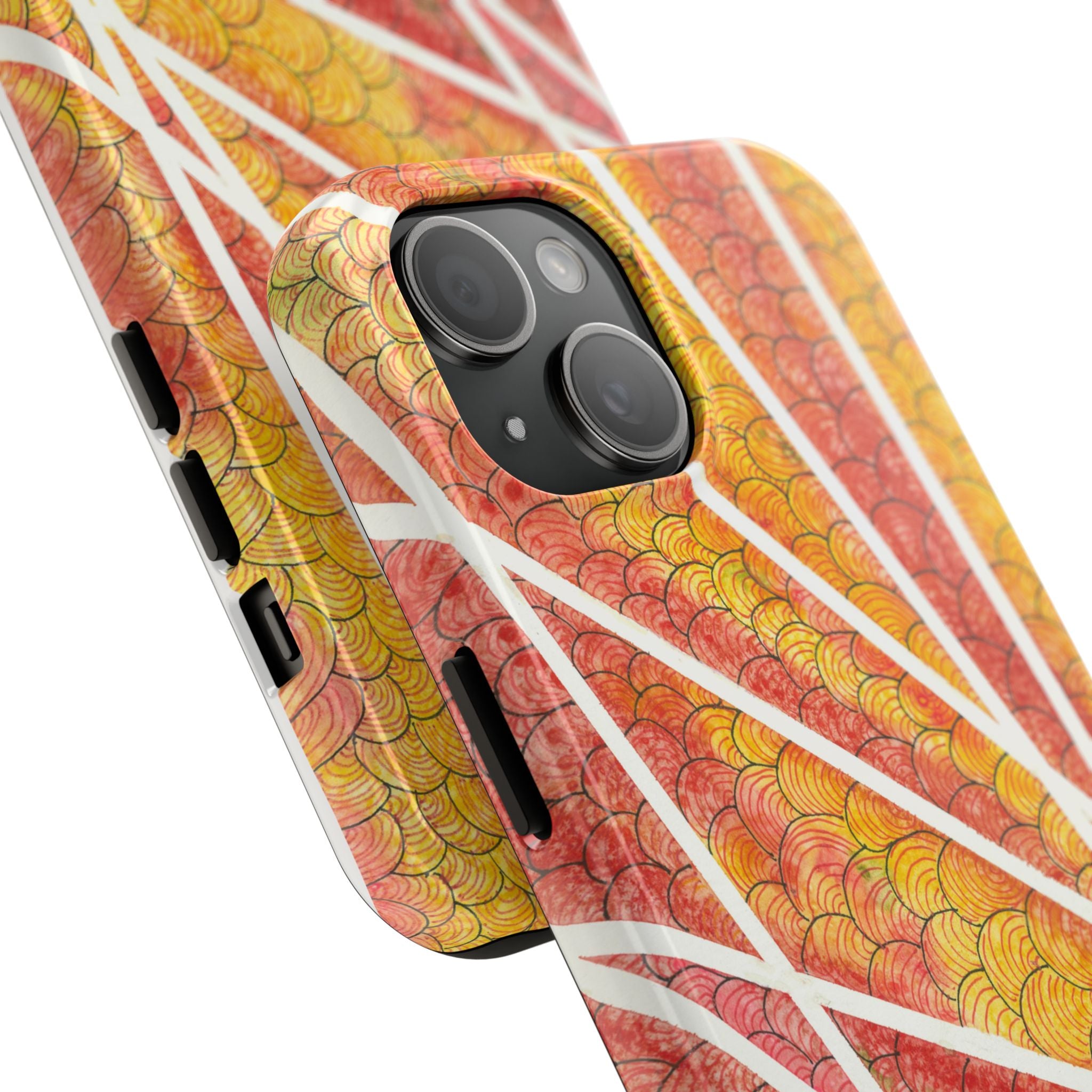 Tough Phone Case - All iPhones and Samsung Galaxys - Exciting Abstract Design #67 Max Mimosa