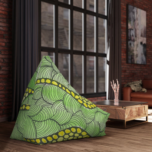 Bean Bag Chair Covers For Indoor & Outdoor - 2 Sizes - Exciting Abstract Design #13 Watcha Thinking