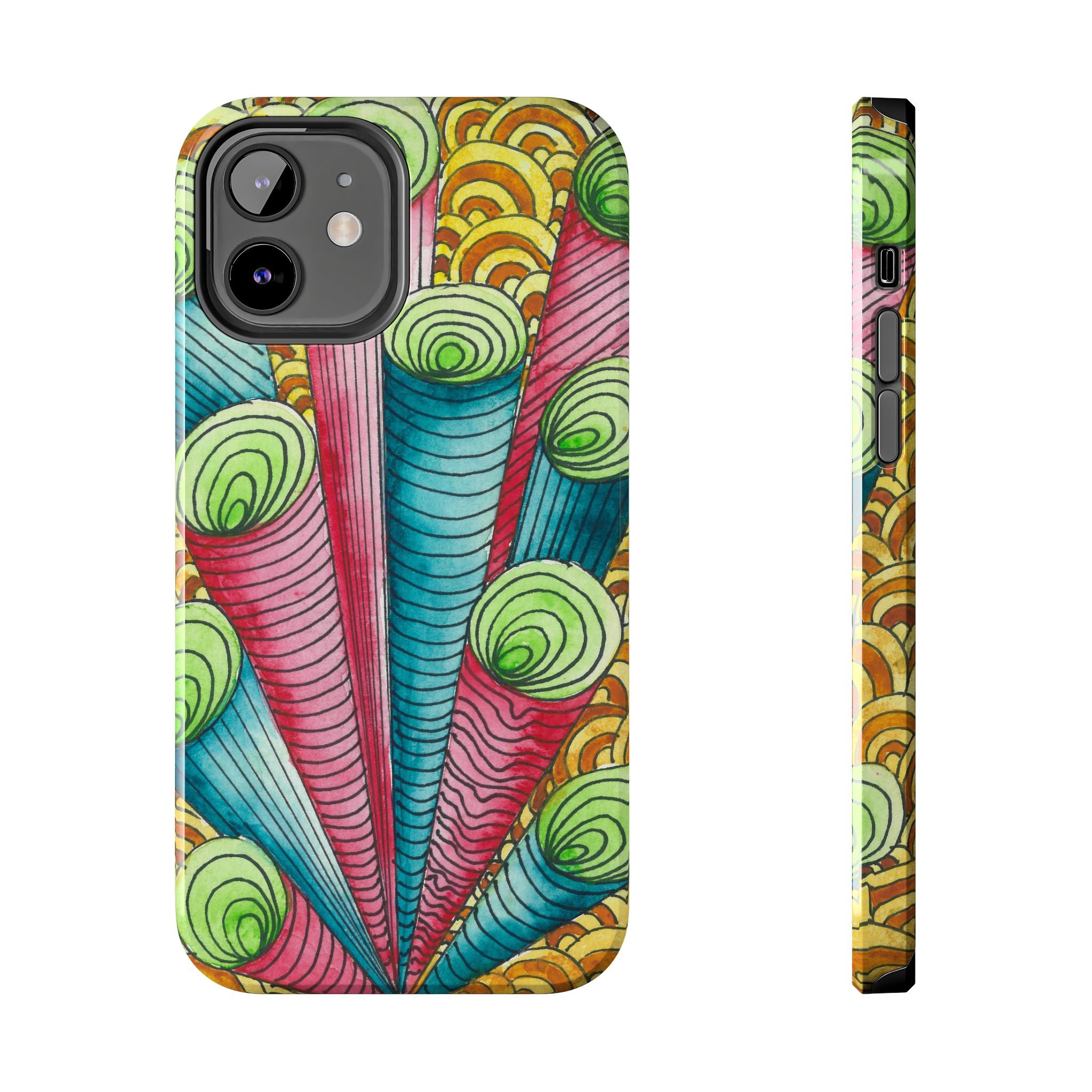 Tough Phone Case - All iPhones and Samsung Galaxys - Exciting Abstract Design #93 On A Mission