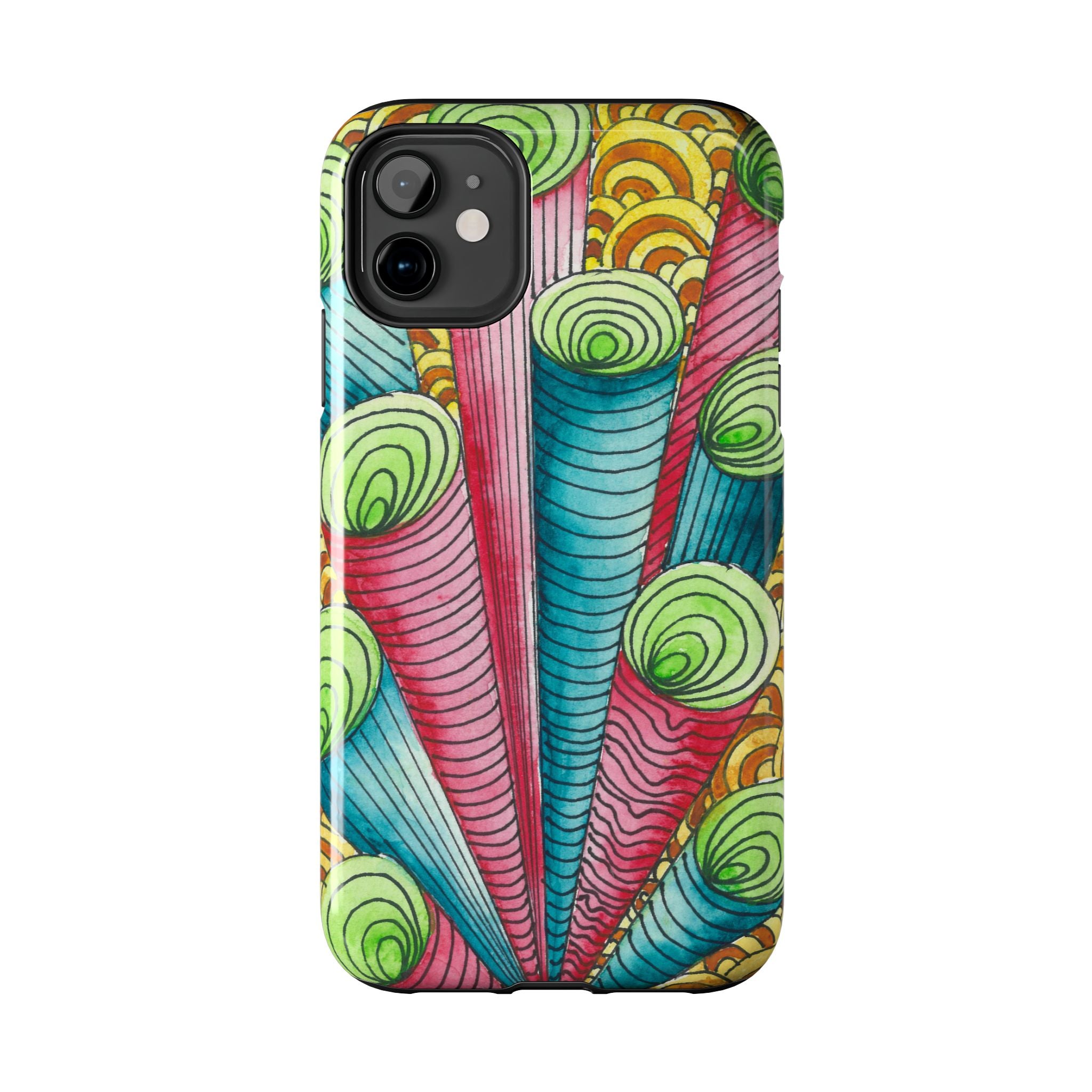 Tough Phone Case - All iPhones and Samsung Galaxys - Exciting Abstract Design #93 On A Mission