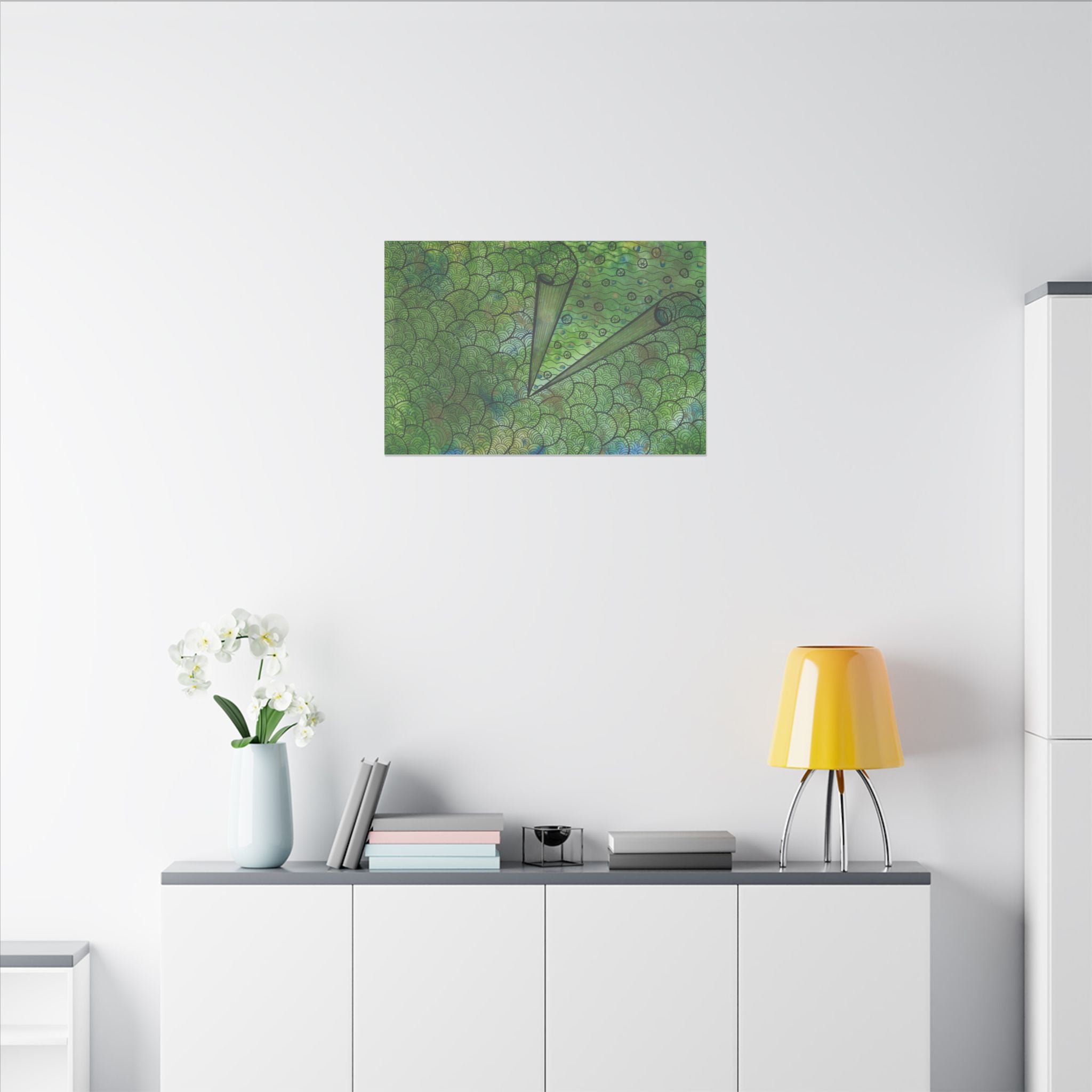 Large Colourful Wall Art, Canvas Prints, For Office, Bedroom or Living Room, or Special Gift #69 New Horizons