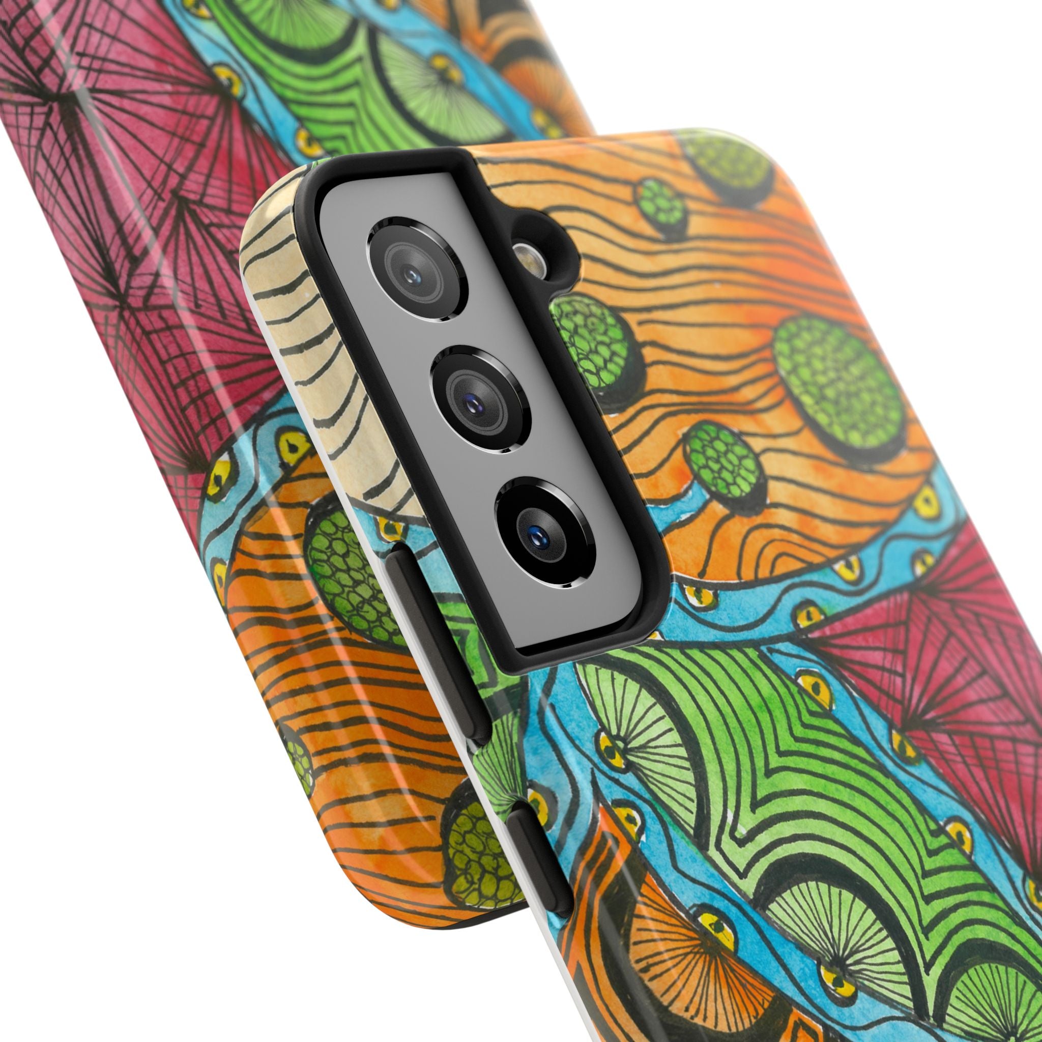 Tough Phone Case - All iPhones and Samsung Galaxys - Exciting Abstract Design #11 Today's The Day