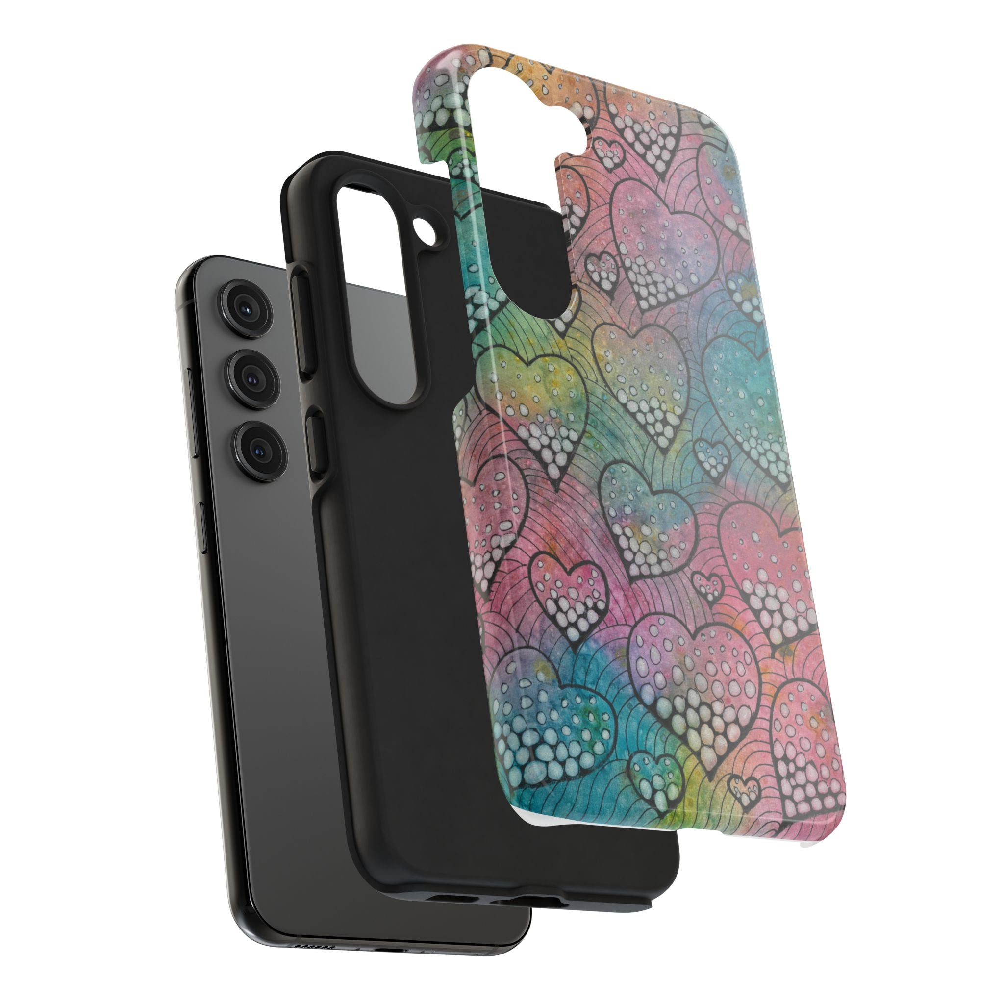 Tough Phone Case - All iPhones and Samsung Galaxys - Exciting Abstract Design #97 What's Love Got To Do With It