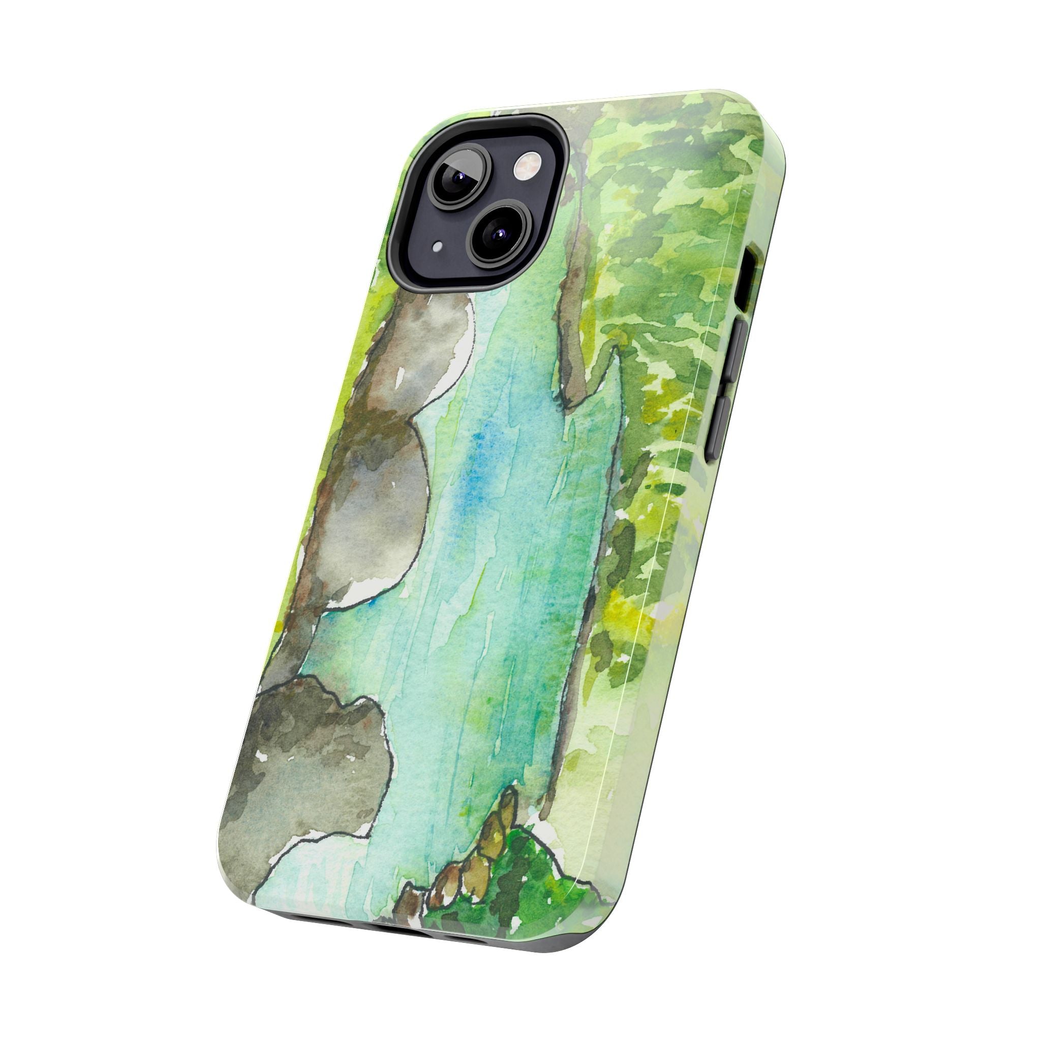 Tough Phone Case - All iPhones and Samsung Galaxys - Exciting Abstract Design #88 Tara River - Montenegro