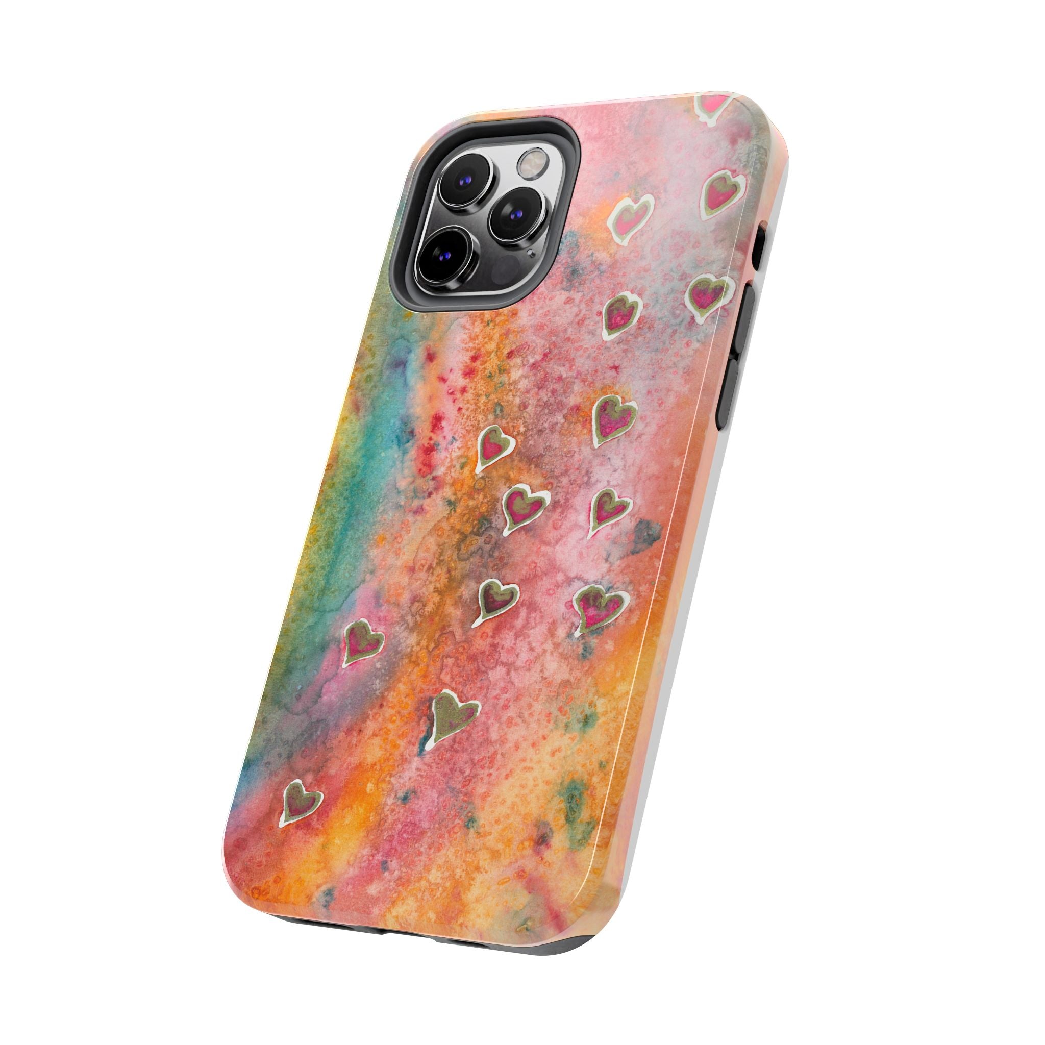 Tough Phone Case - All iPhones and Samsung Galaxys - Exciting Abstract Design #96 Love, Friendship, integrity