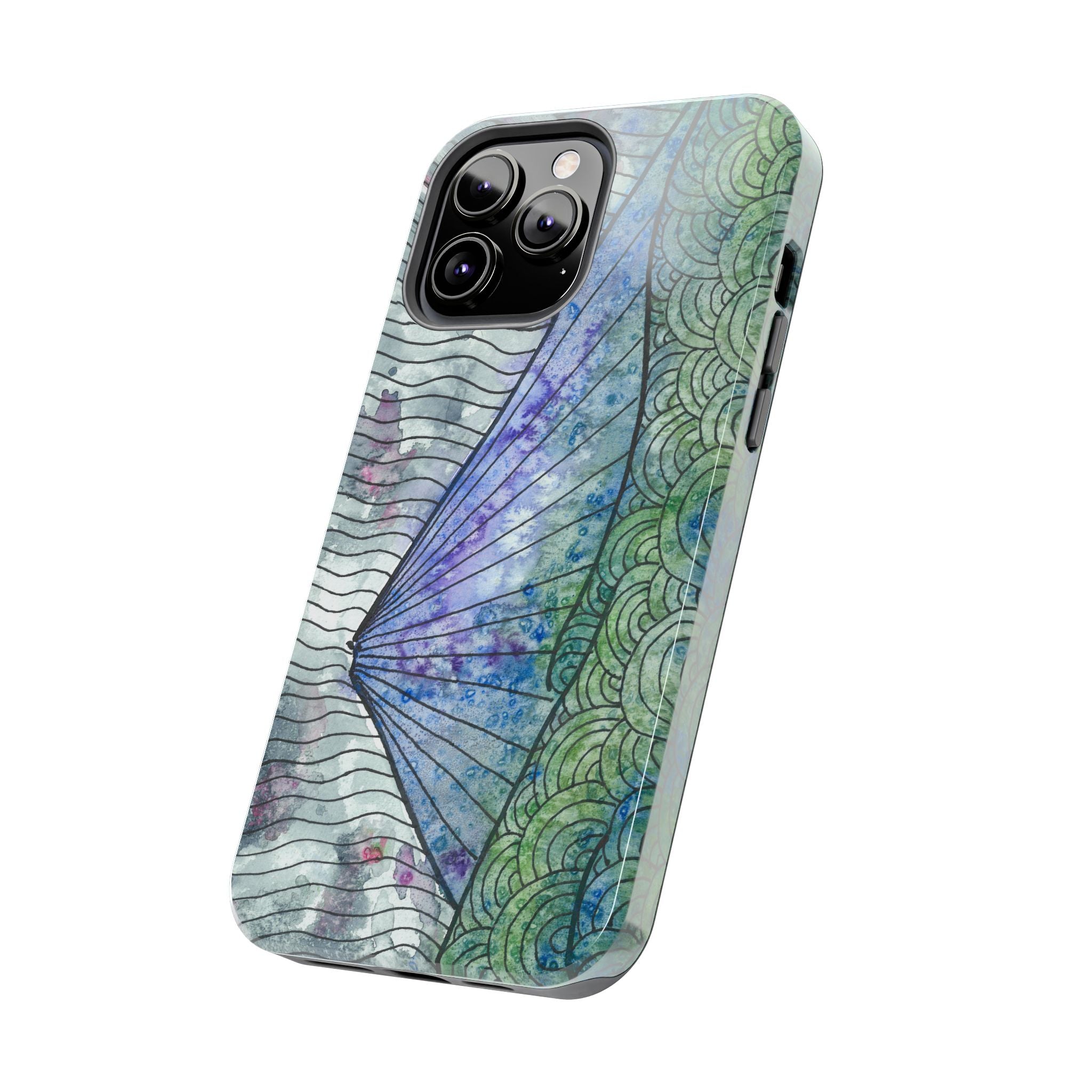 Tough Phone Case - All iPhones and Samsung Galaxys - Exciting Abstract Design #90 Rtanj Pyramid - Serbia