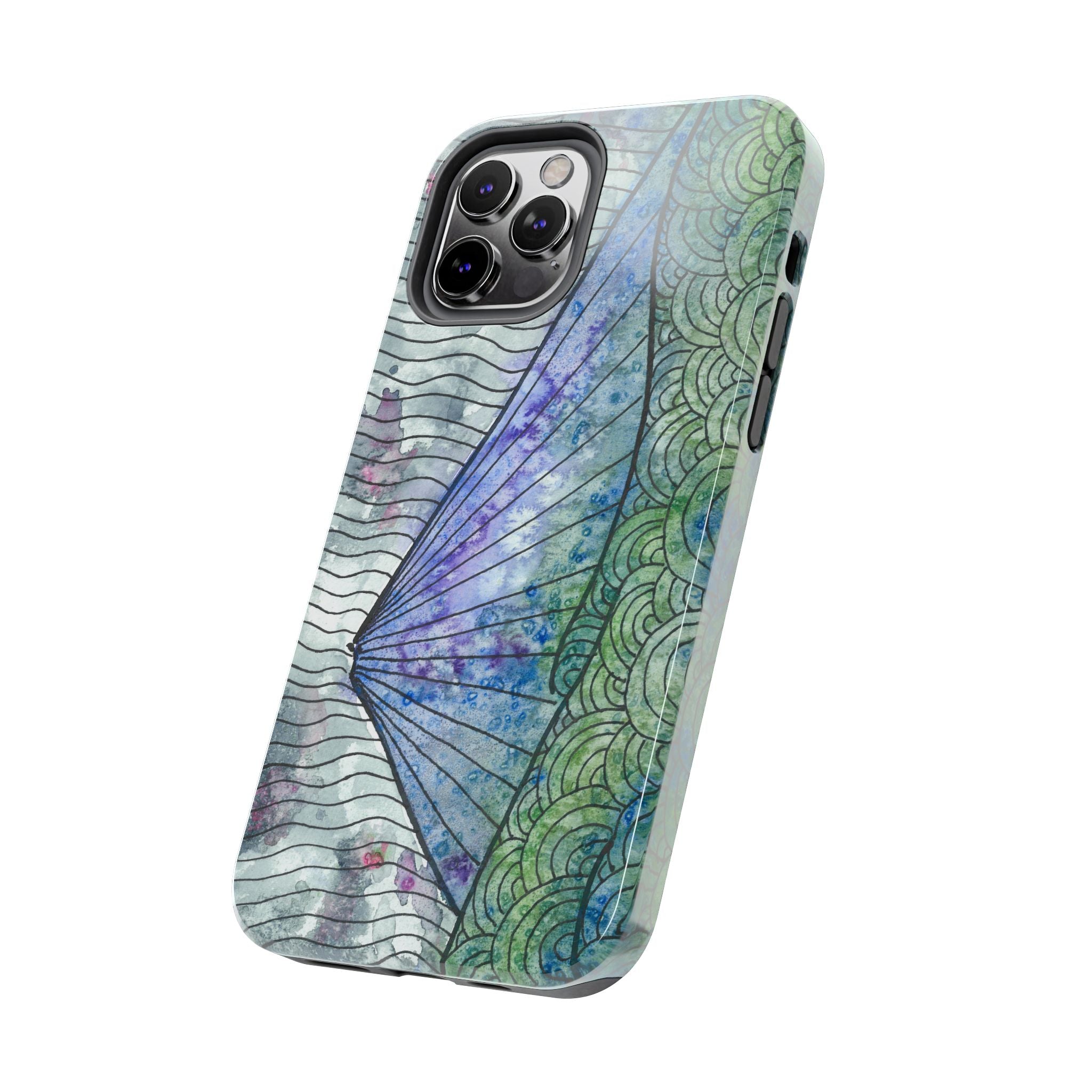 Tough Phone Case - All iPhones and Samsung Galaxys - Exciting Abstract Design #90 Rtanj Pyramid - Serbia